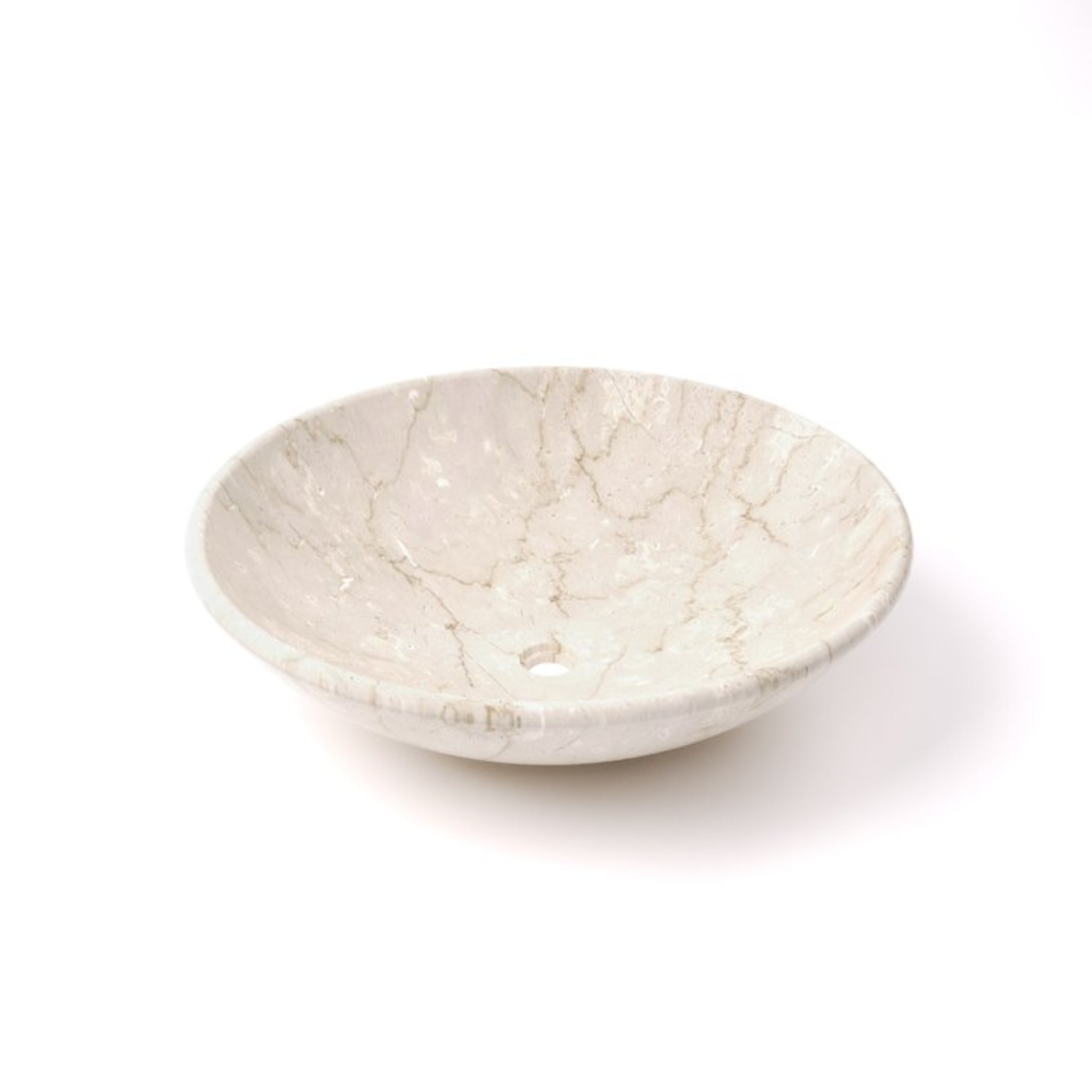 CARVUS NEER ROUND ABOVE COUNTER MARBLE BASIN ITALIAN BEIGE 430MM