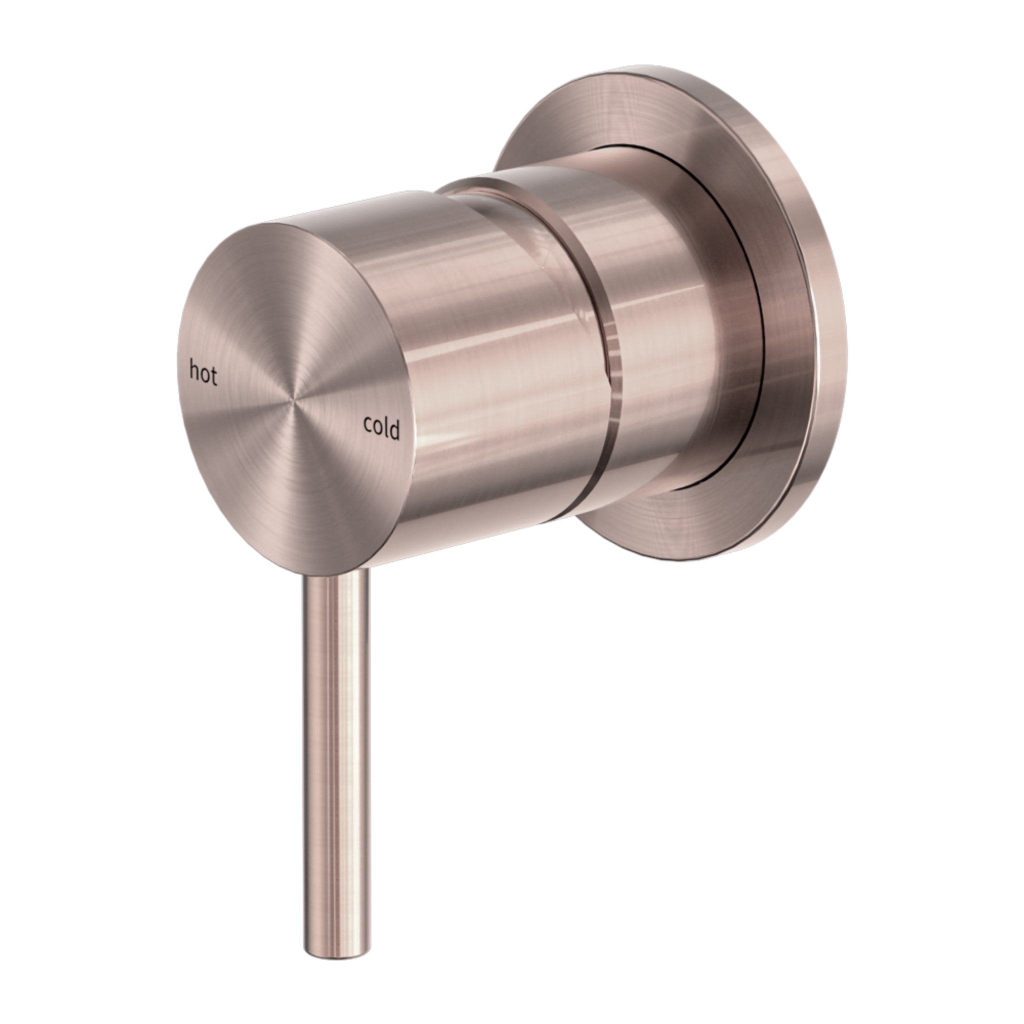 NERO ZEN SHOWER MIXER 80MM BRUSHED BRONZE