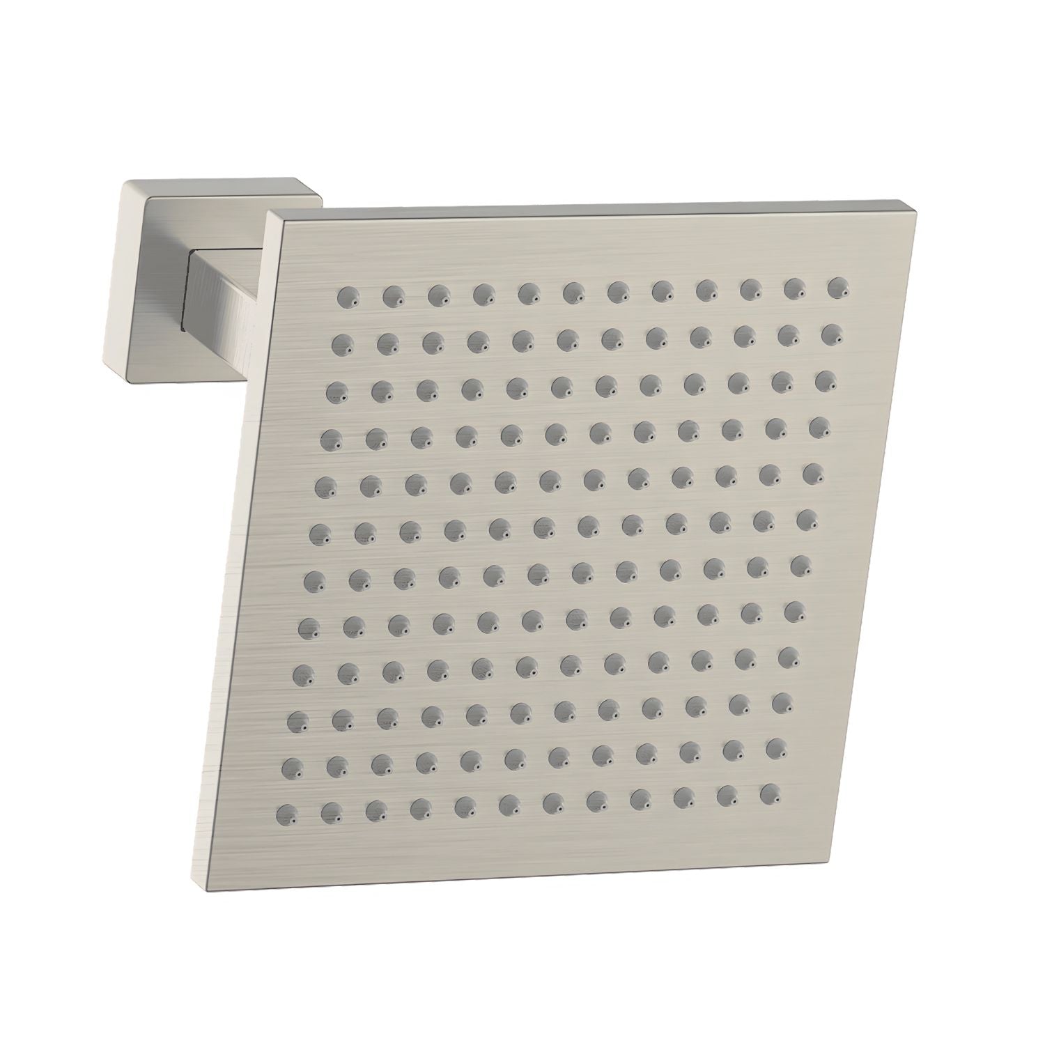 GARETH ASHTON SQUARE VERTICAL SHOWER 200MM BRUSHED NICKEL