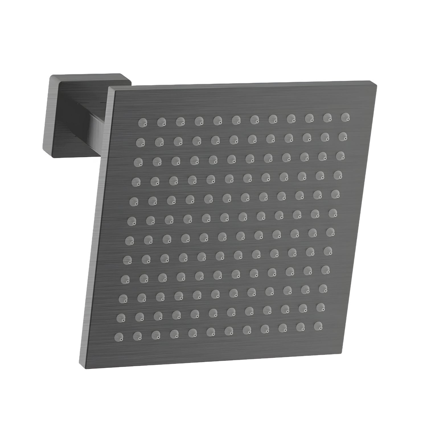 GARETH ASHTON SQUARE VERTICAL SHOWER 200MM GUN METAL