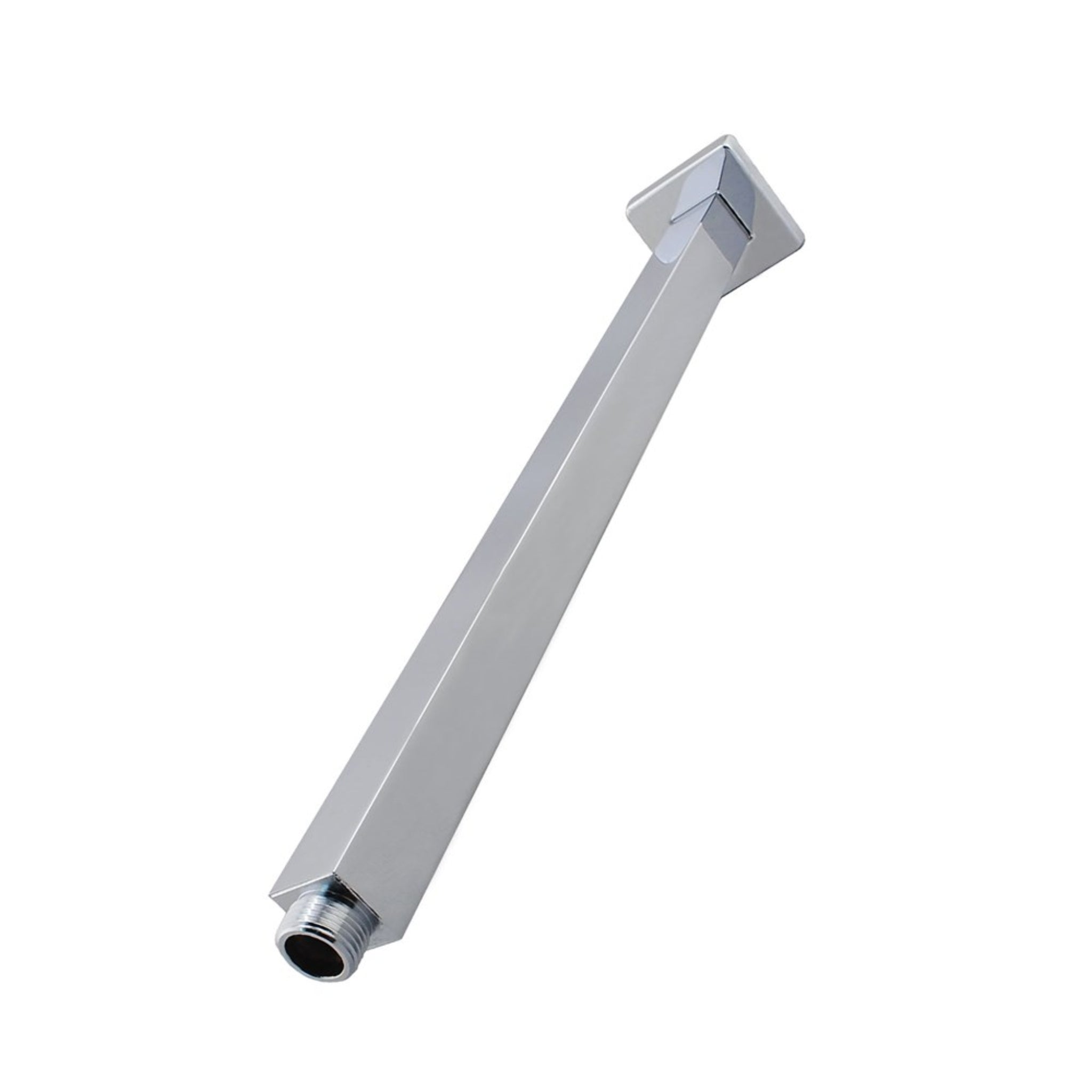 AQUAPERLA SQUARE CEILING SHOWER ARM 400MM CHROME