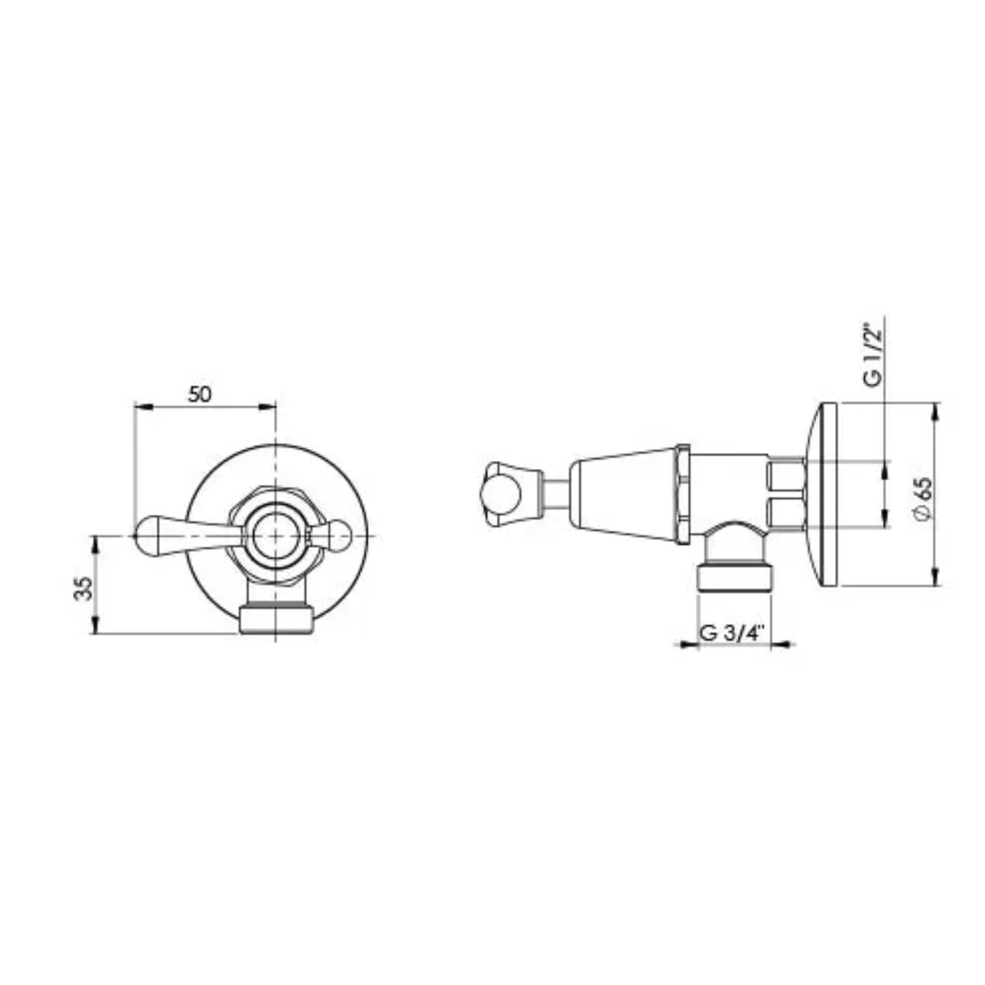 PHOENIX RHAPSODY LEVER WASHING MACHINE STOPS CHROME