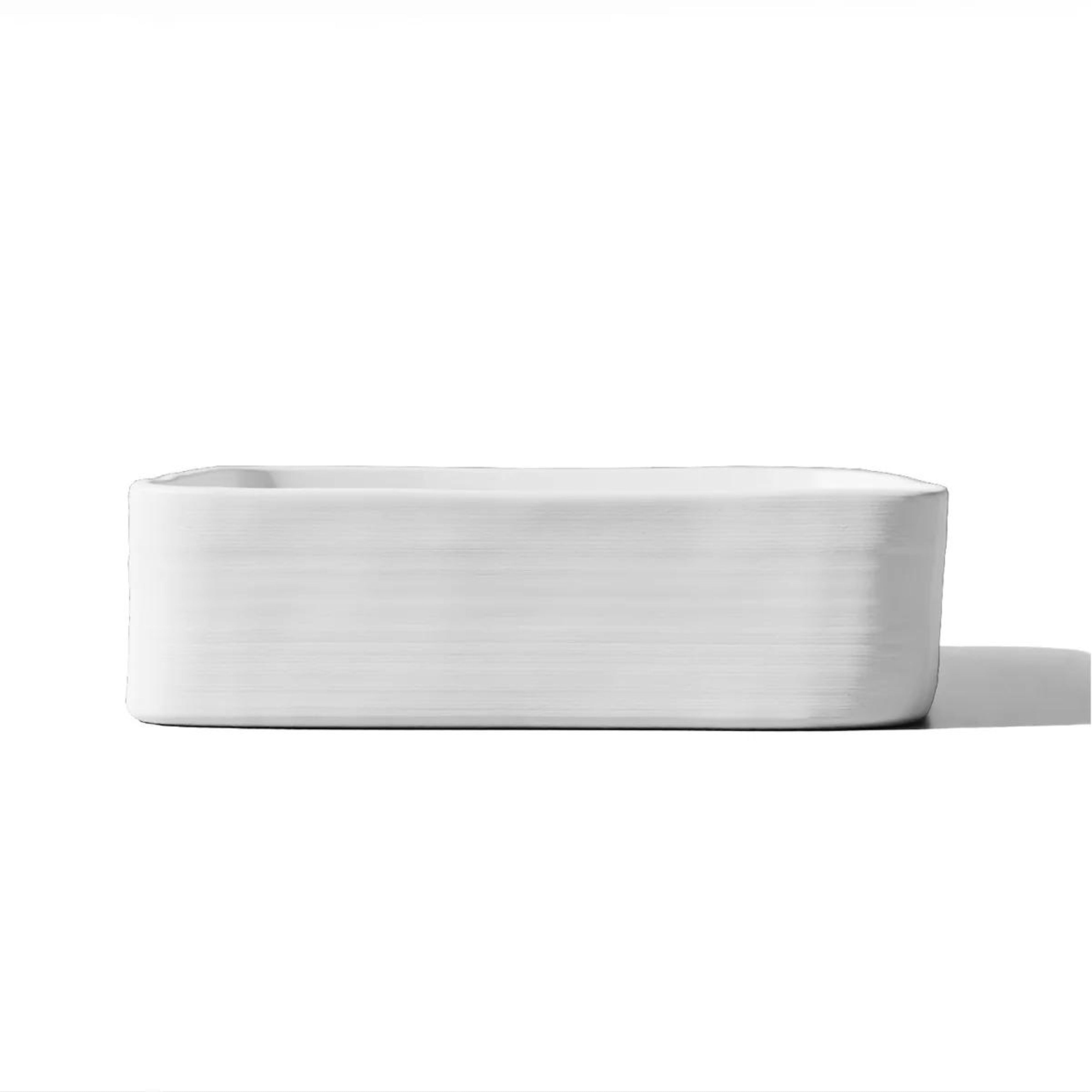 NOOD CO CONSCIOUS RANGE CAST ABOVE COUNTER / WALL HUNG BASIN IVORY 380MM