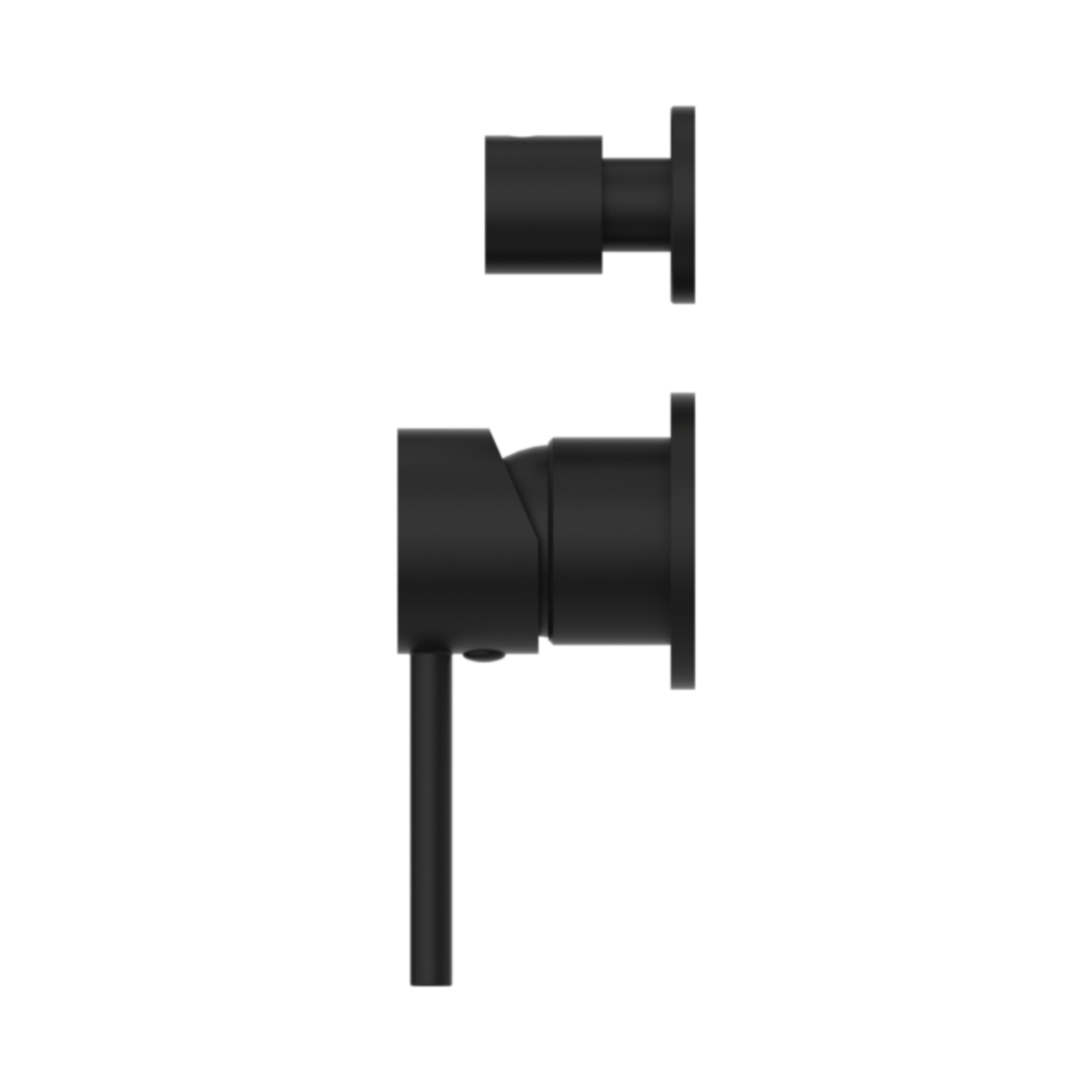 NERO DOLCE SHOWER MIXER WITH DIVERTOR SEPARATE BACK PLATE MATTE BLACK