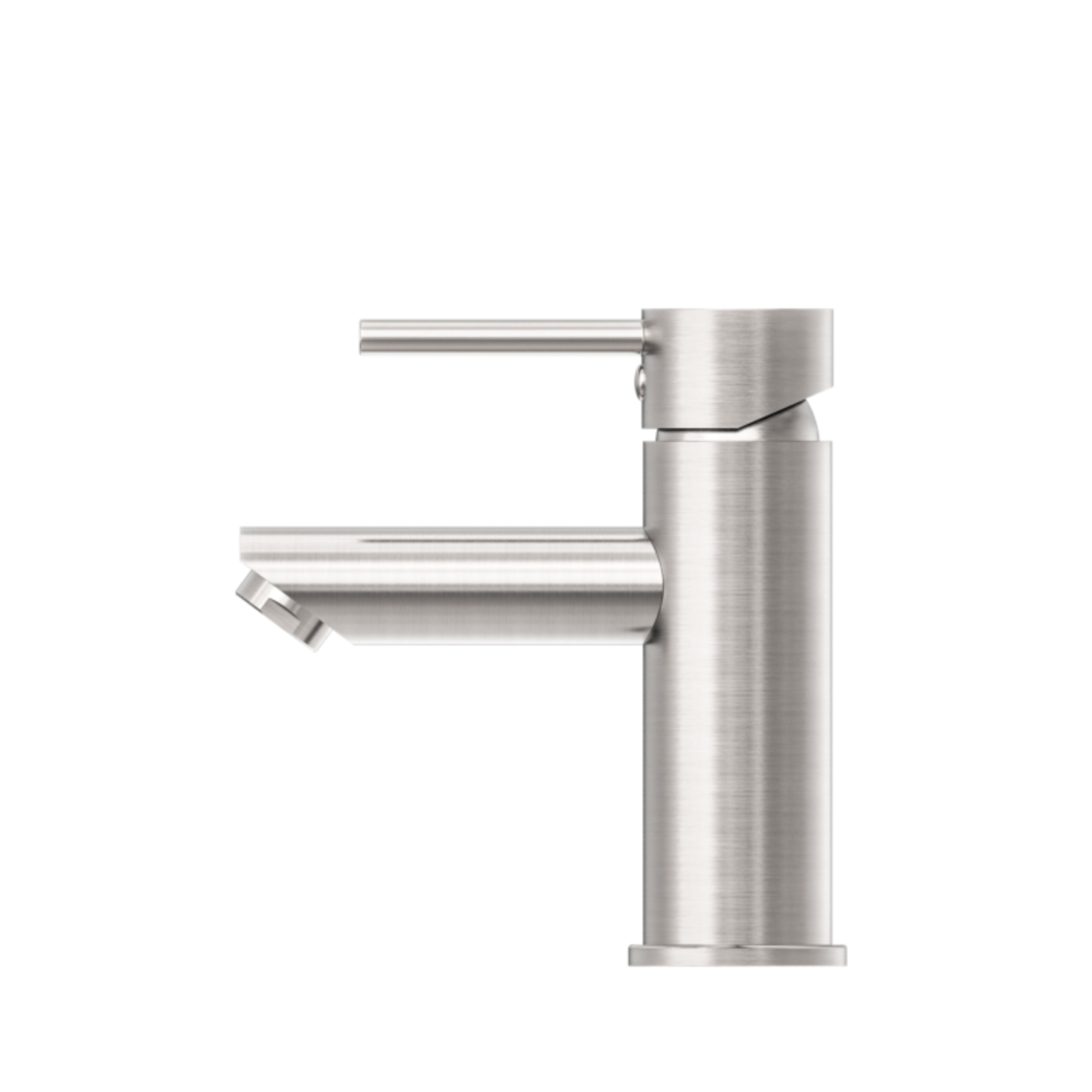 NERO DOLCE BASIN MIXER STRAIGHT SPOUT 156MM BRUSHED NICKEL