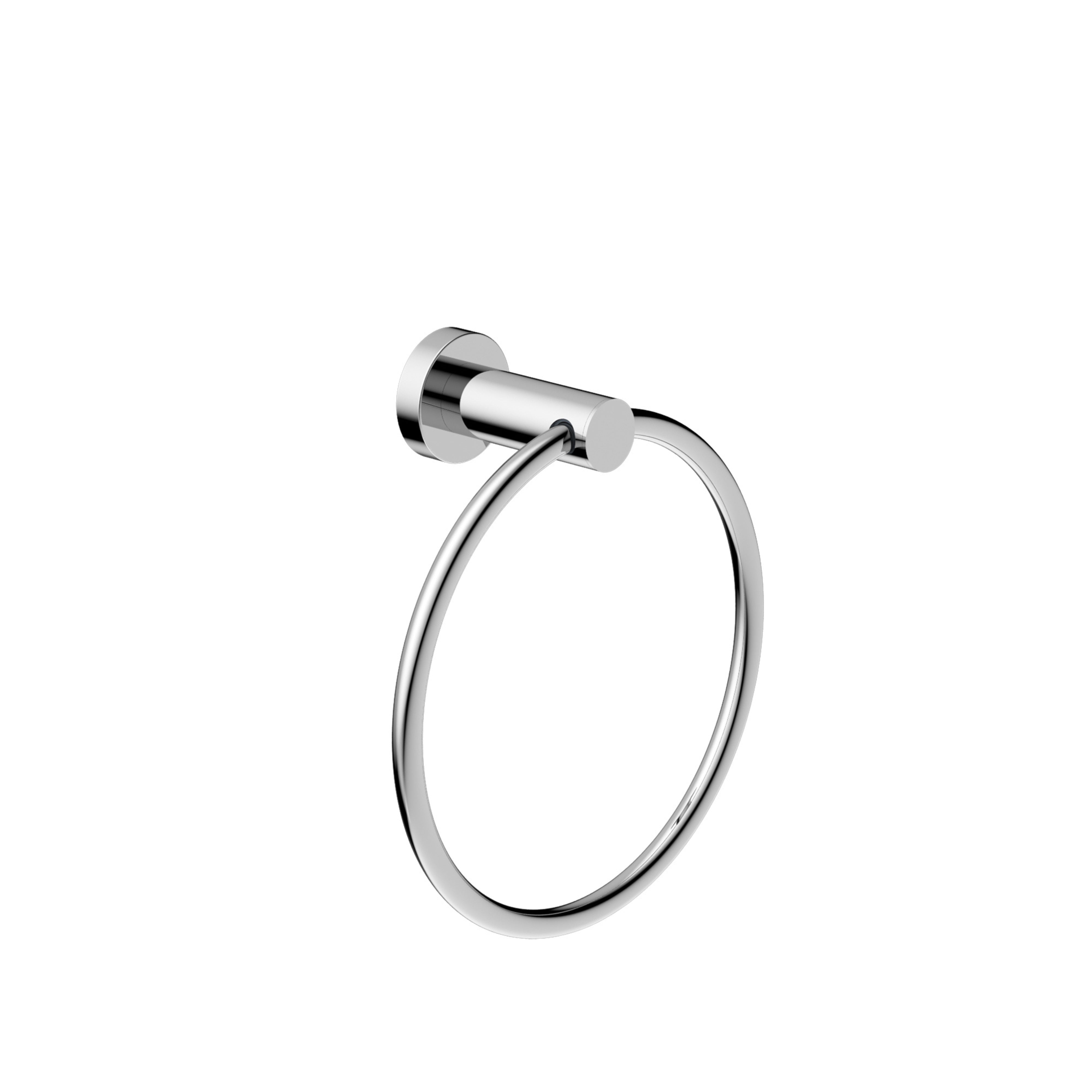 NERO CLASSIC HAND TOWEL RING CHROME