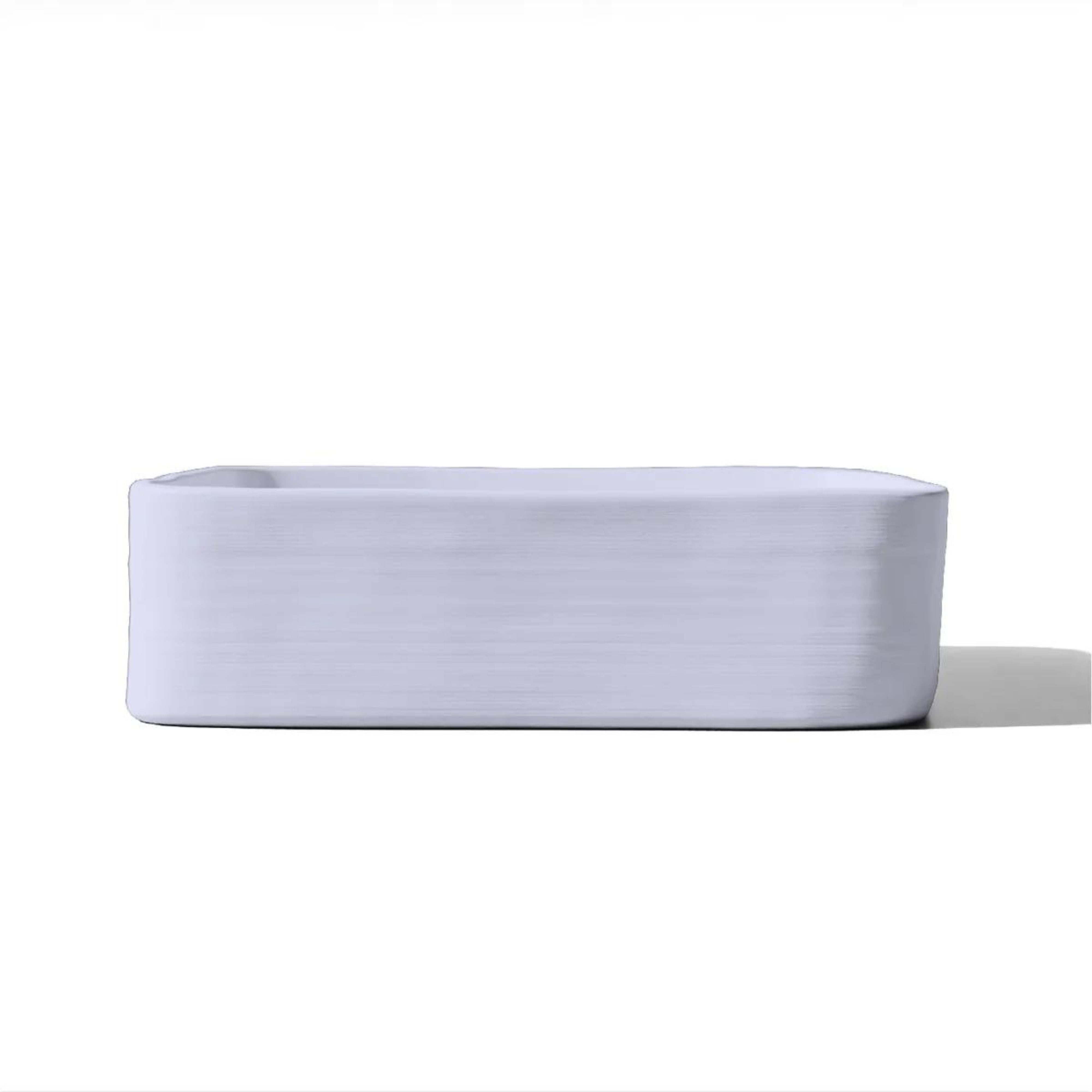 NOOD CO CONSCIOUS RANGE CAST ABOVE COUNTER / WALL HUNG BASIN LILAC 380MM