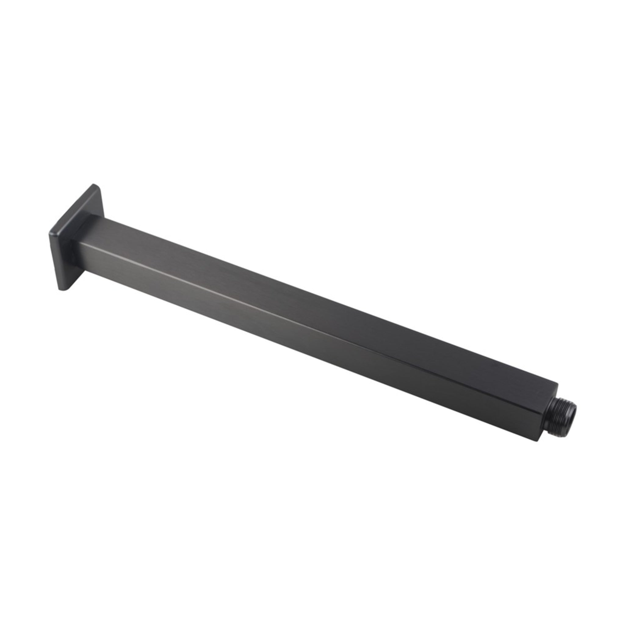 AQUAPERLA SQUARE CEILING SHOWER ARM 300MM GUNMETAL