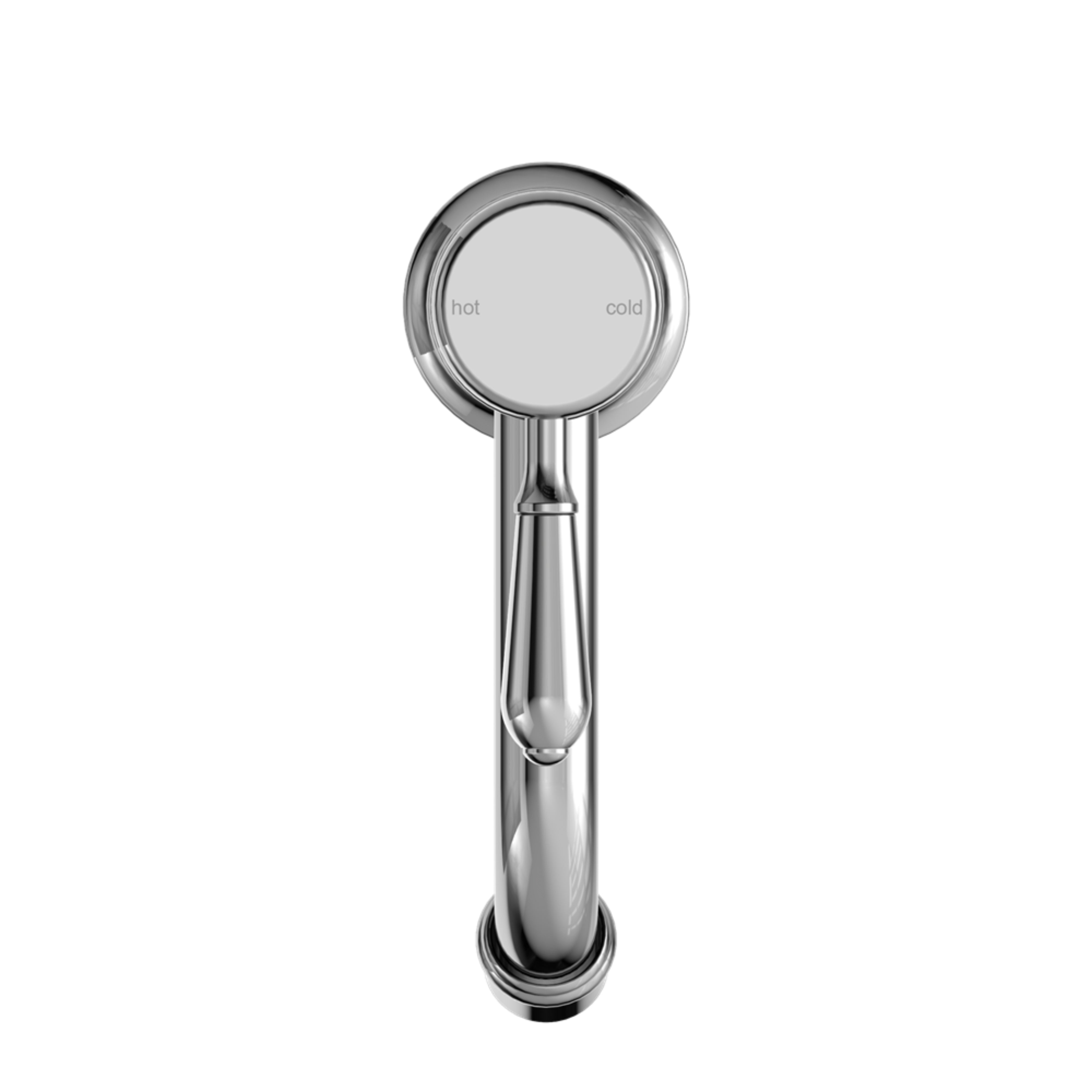 NERO YORK BASIN MIXER WITH METAL LEVER 170MM CHROME