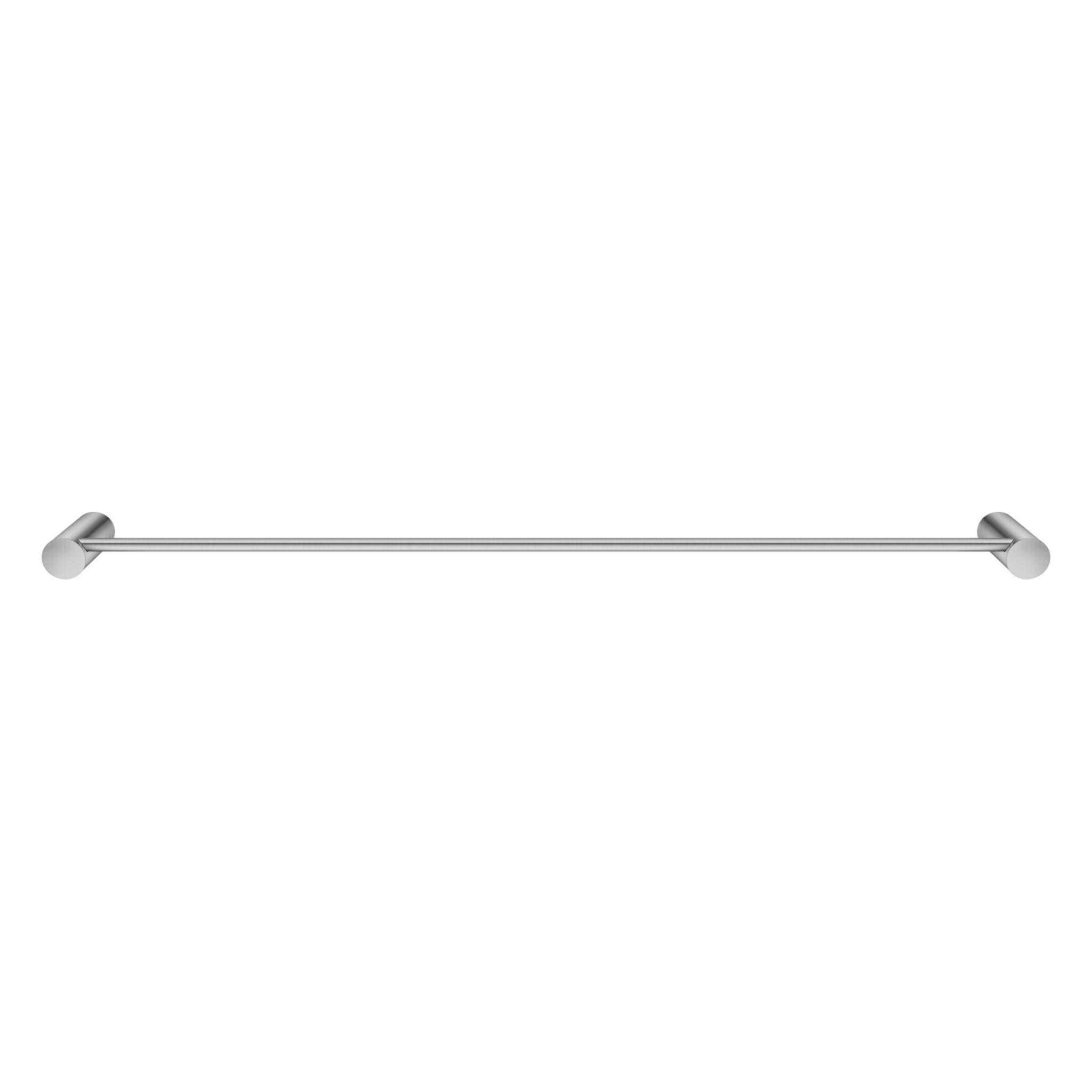 AQUAPERLA SINGLE TOWEL RAIL BRUSHED NICKEL 600MM