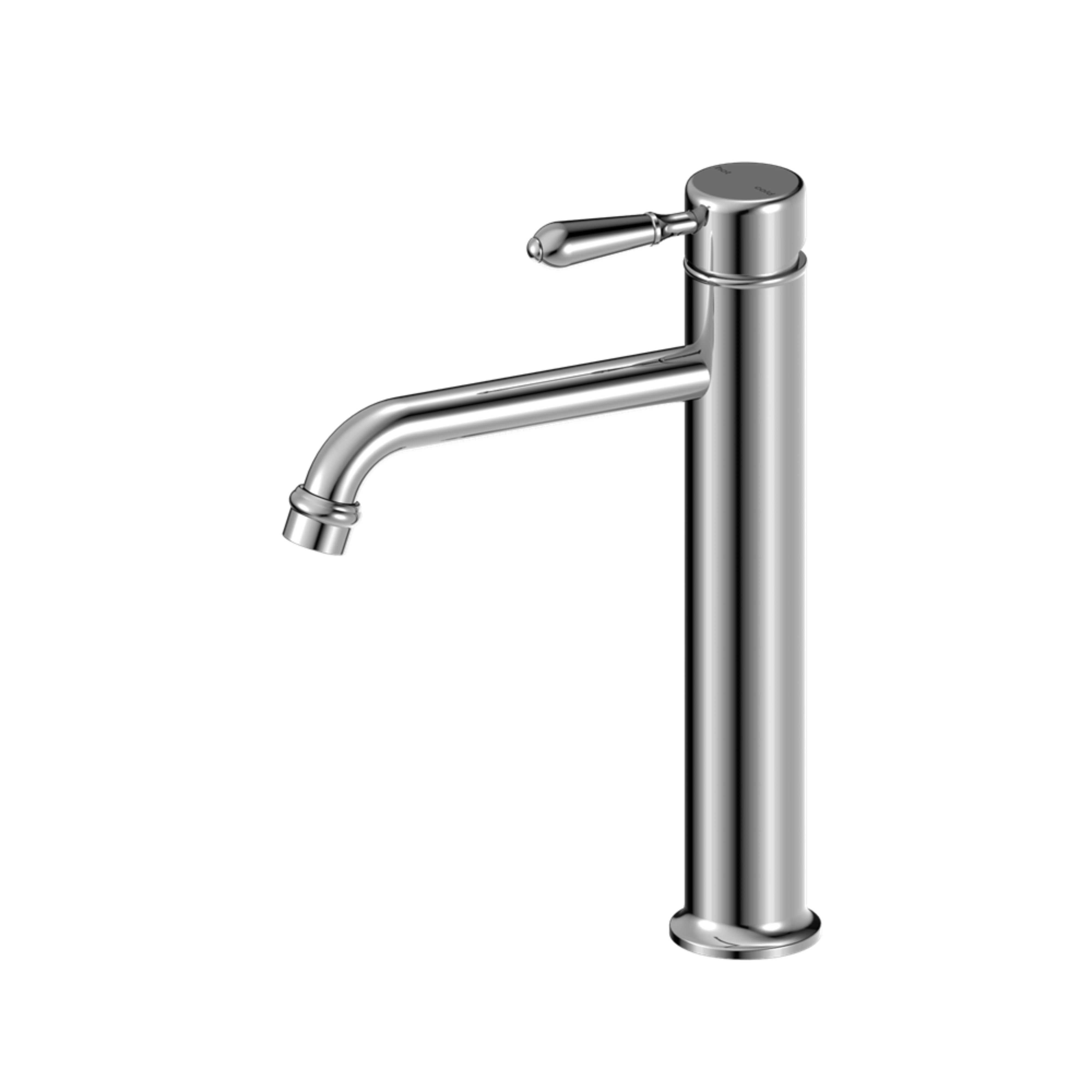 NERO YORK TALL BASIN MIXER WITH METAL LEVER 290MM CHROME