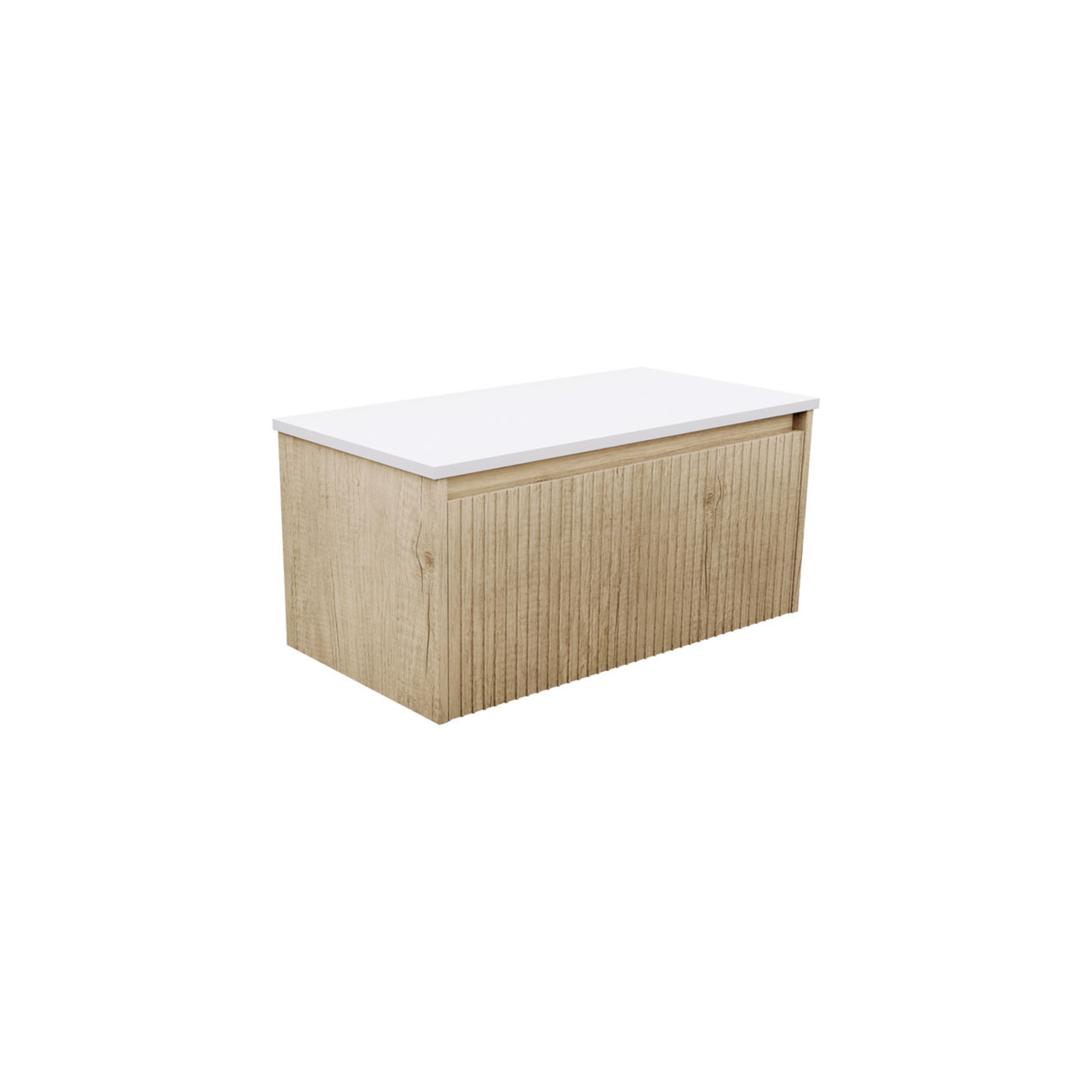 FIENZA ALINA SCANDI OAK 900MM SINGLE BOWL WALL HUNG VANITY