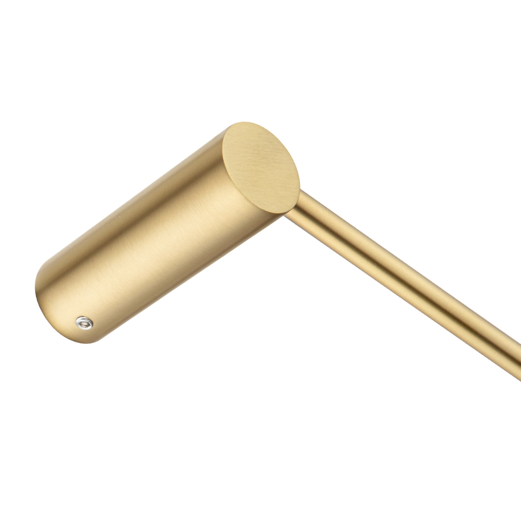 AQUAPERLA SINGLE TOWEL RAIL BRUSHED BRASS 600MM