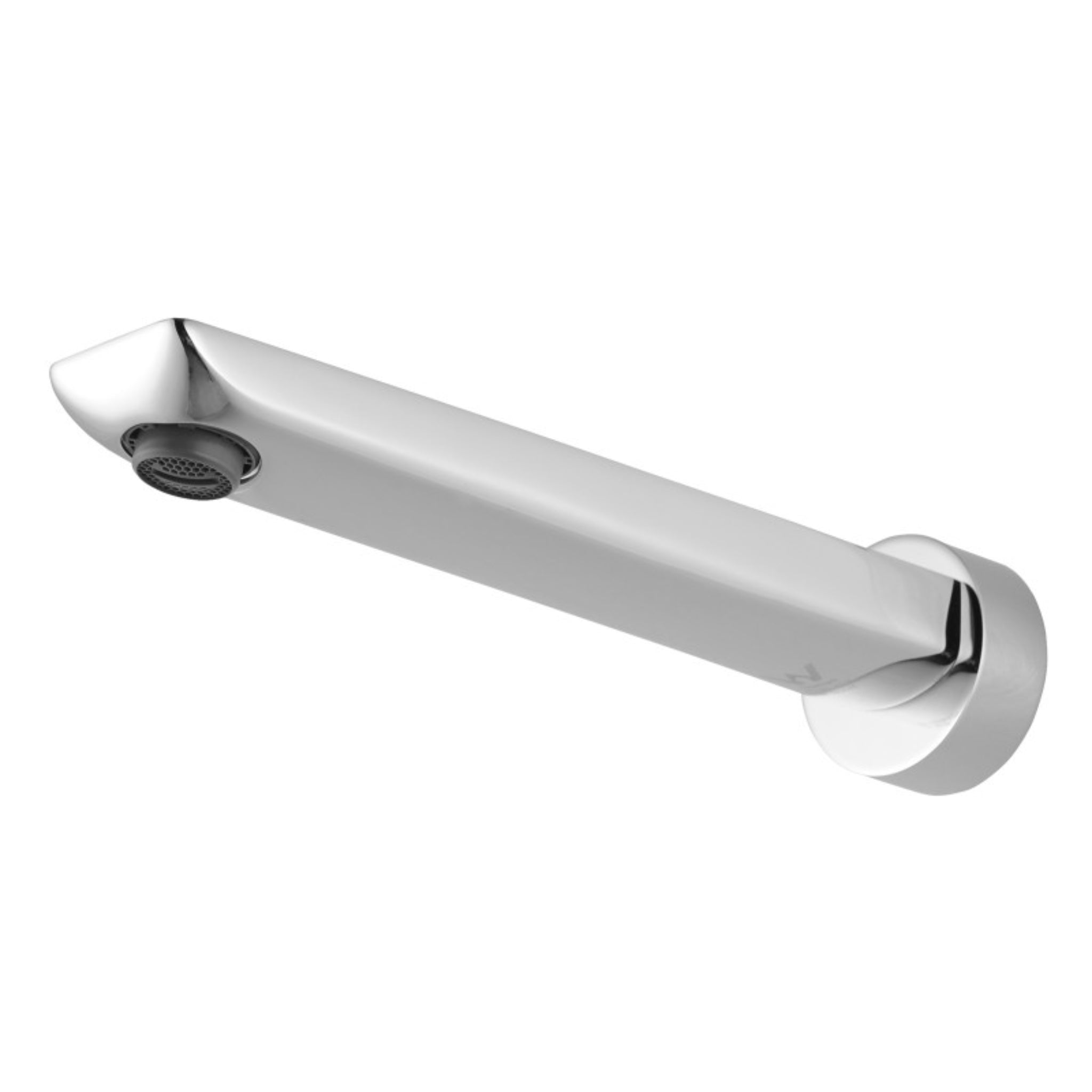 AQUAPERLA RUSHY WALL SPOUT 219MM CHROME