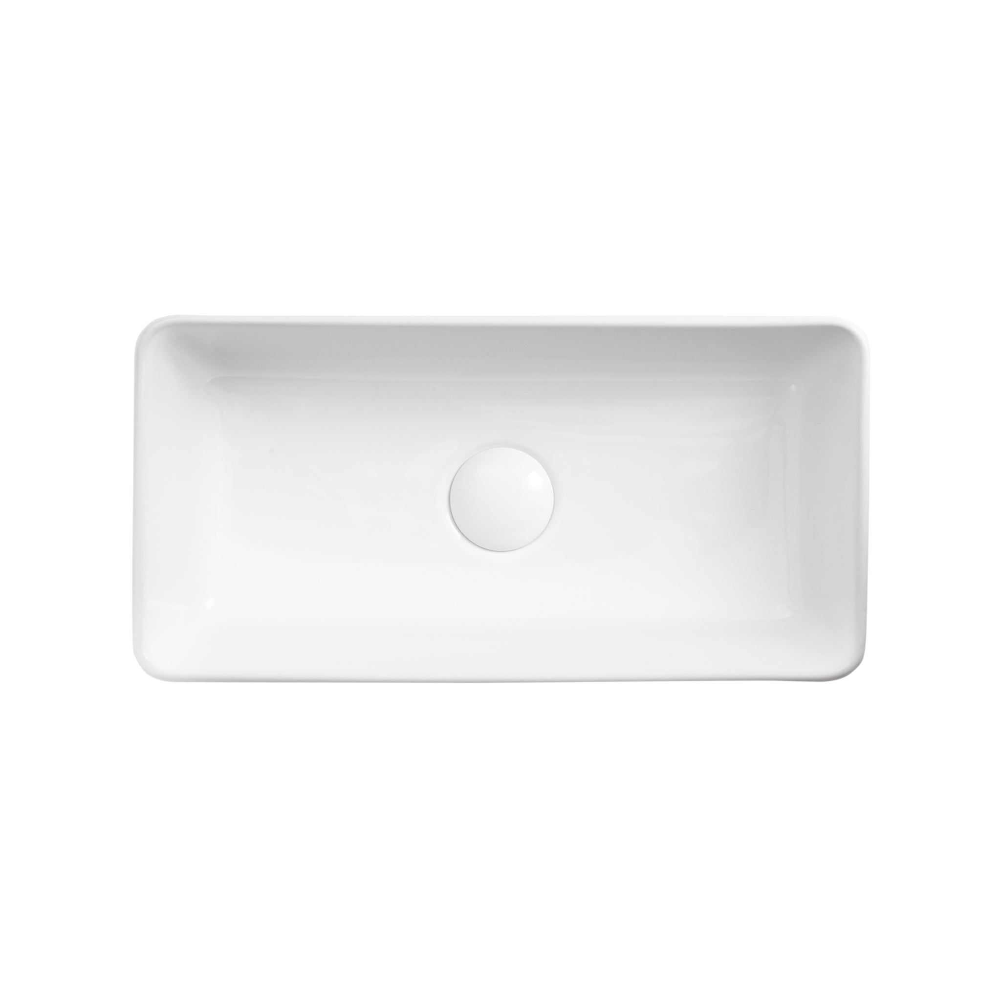 SEIMA PLATI 230 ABOVE COUNTER BASIN GLOSS WHITE 465MM