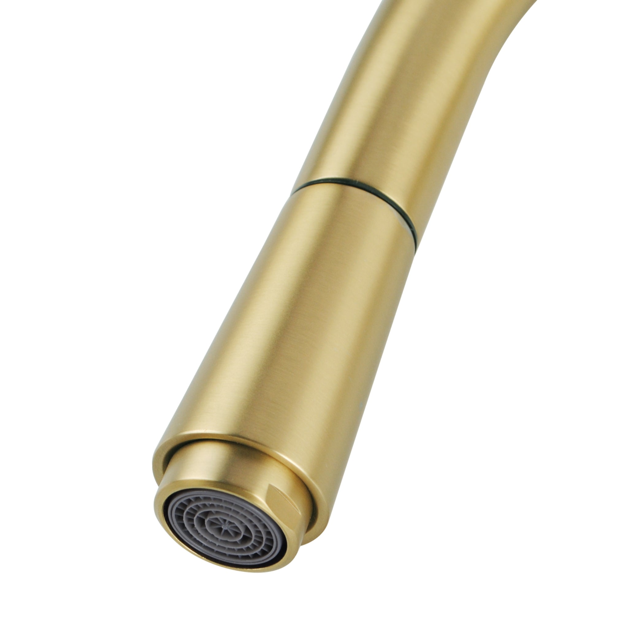 AQUAPERLA PULL OUT KITCHEN MIXER 445MM BRUSHED BRASS