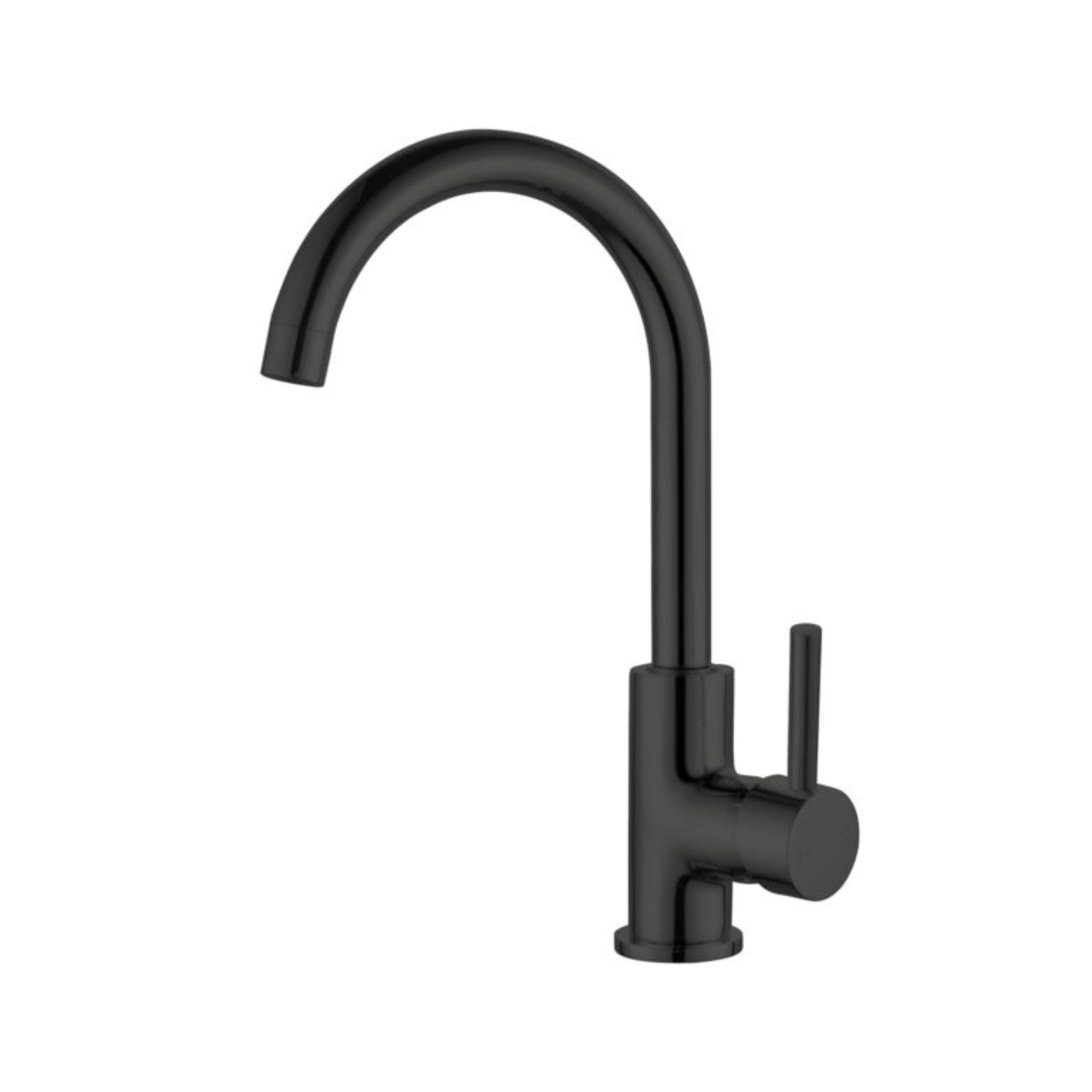 NERO DOLCE KITCHEN MIXER GOOSENECK 340MM MATTE BLACK