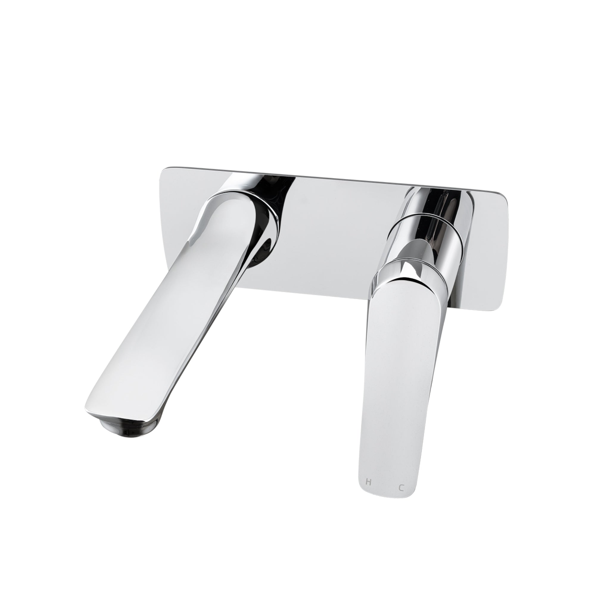 AQUAPERLA AU WALL MIXER WITH SPOUT 200MM CHROME