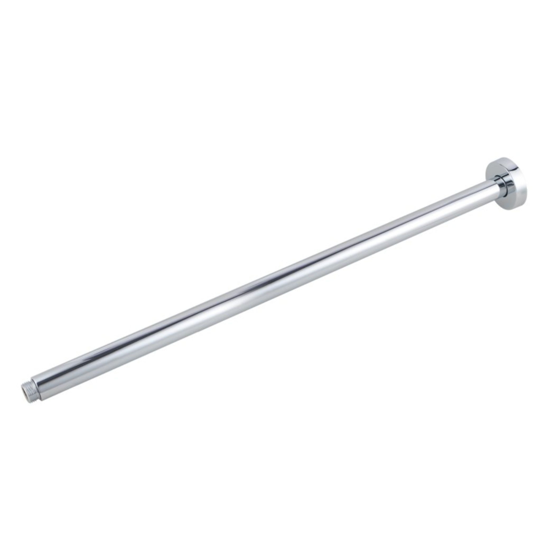 AQUAPERLA ROUND CEILING SHOWER ARM 600MM CHROME