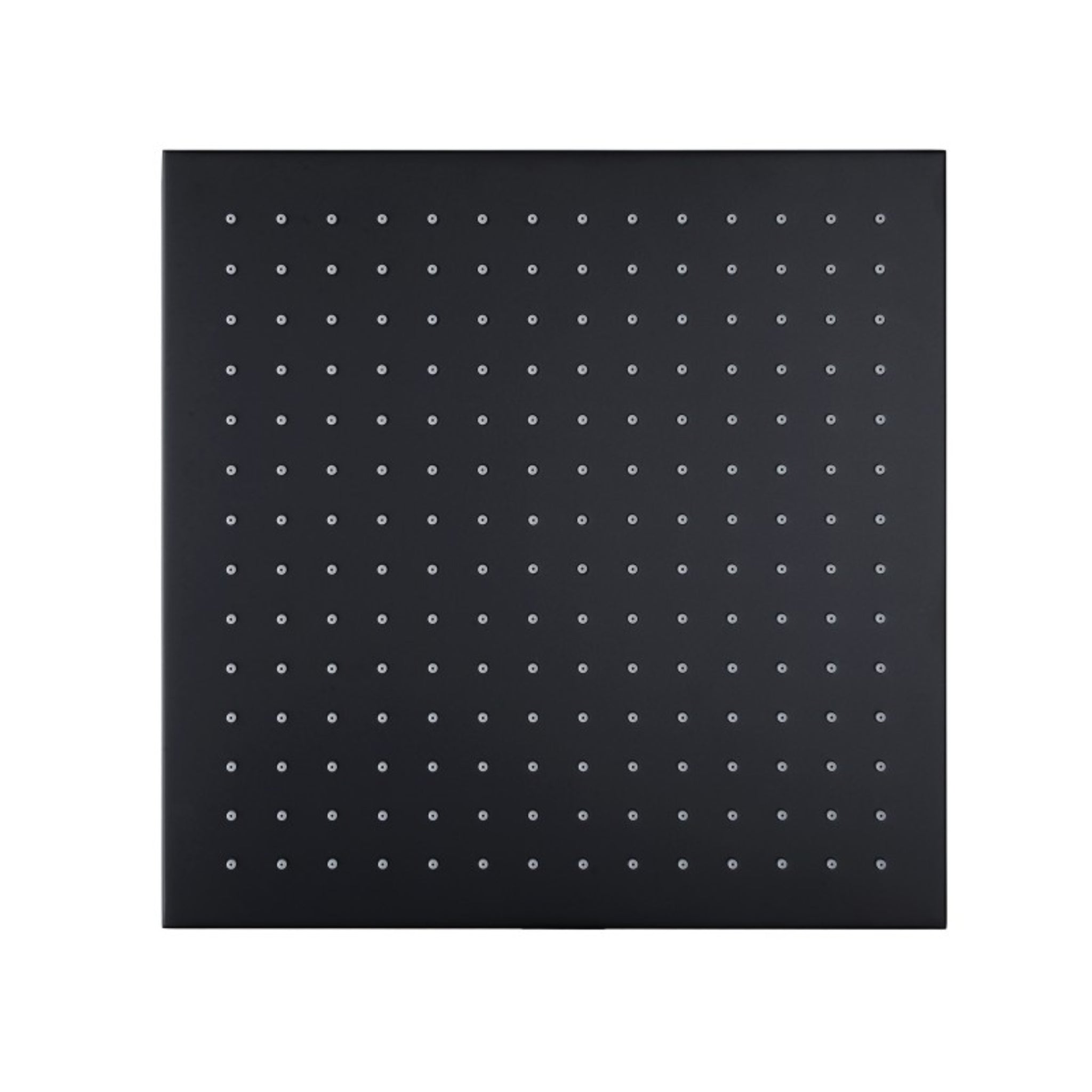 AQUAPERLA SQUARE SHOWER HEAD 300MM MATTE BLACK