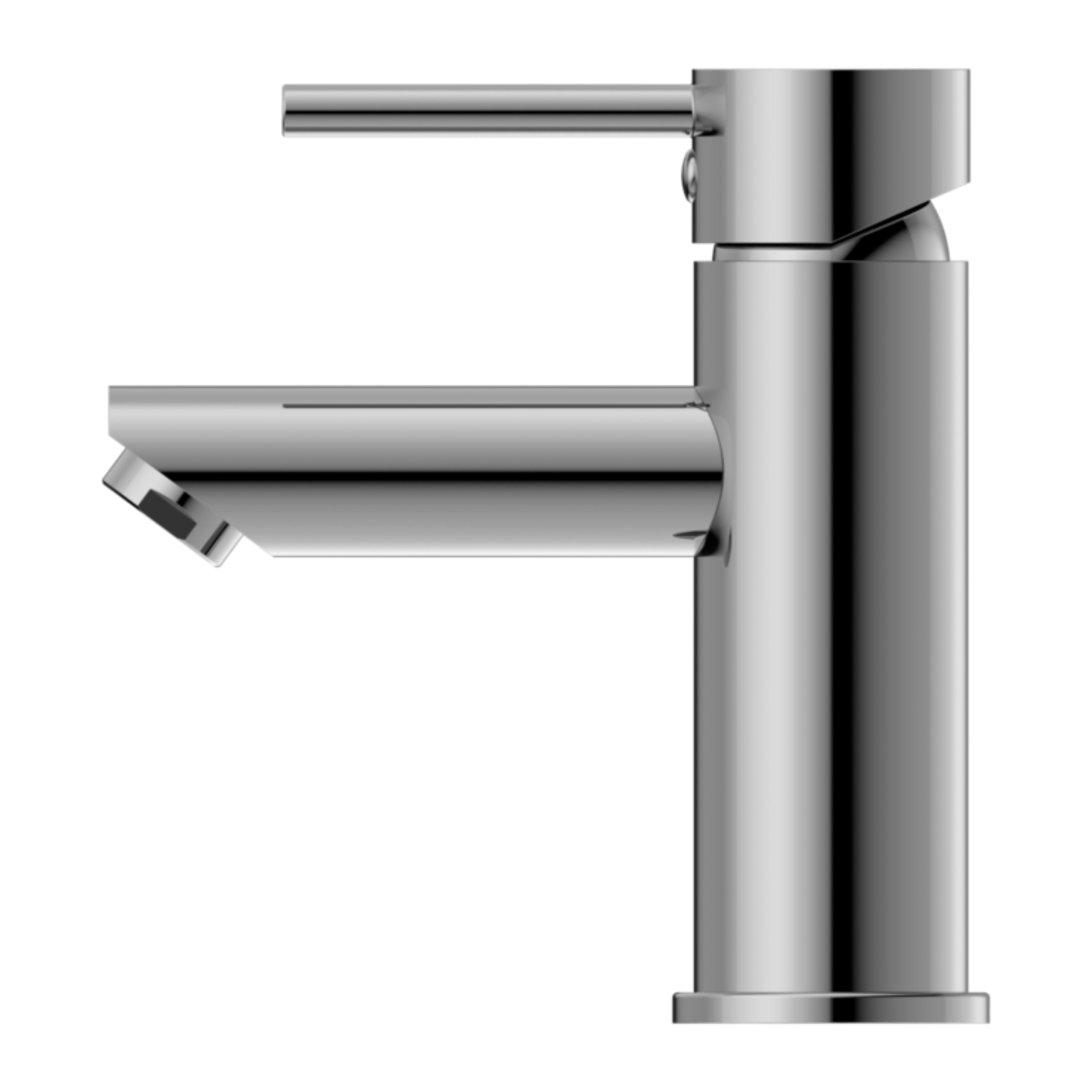 NERO DOLCE BASIN MIXER STRAIGHT SPOUT 156MM CHROME