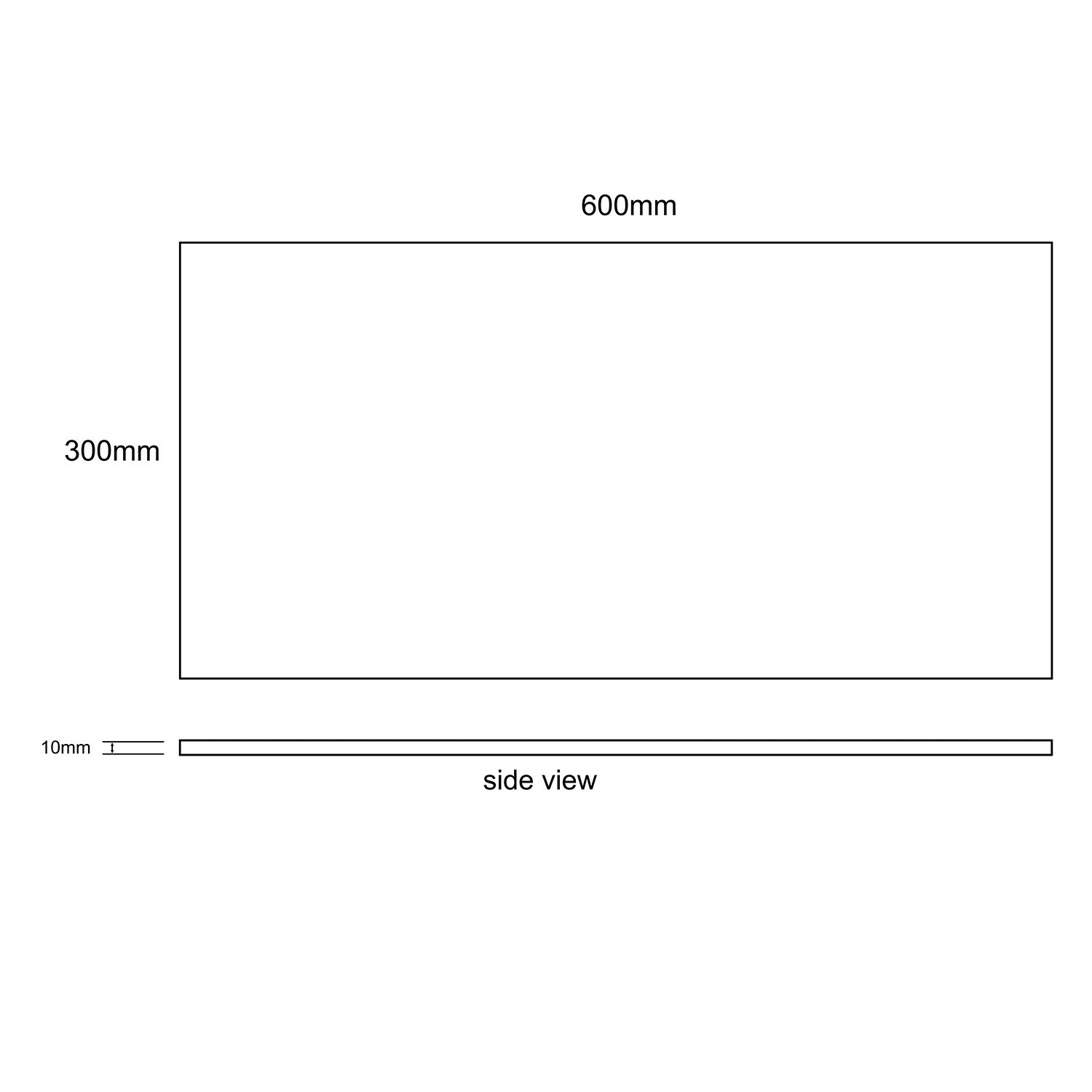 ELITE PLAZZO WHITE MATTE 300X600MM RECTANGULAR TILE (PER BOX)