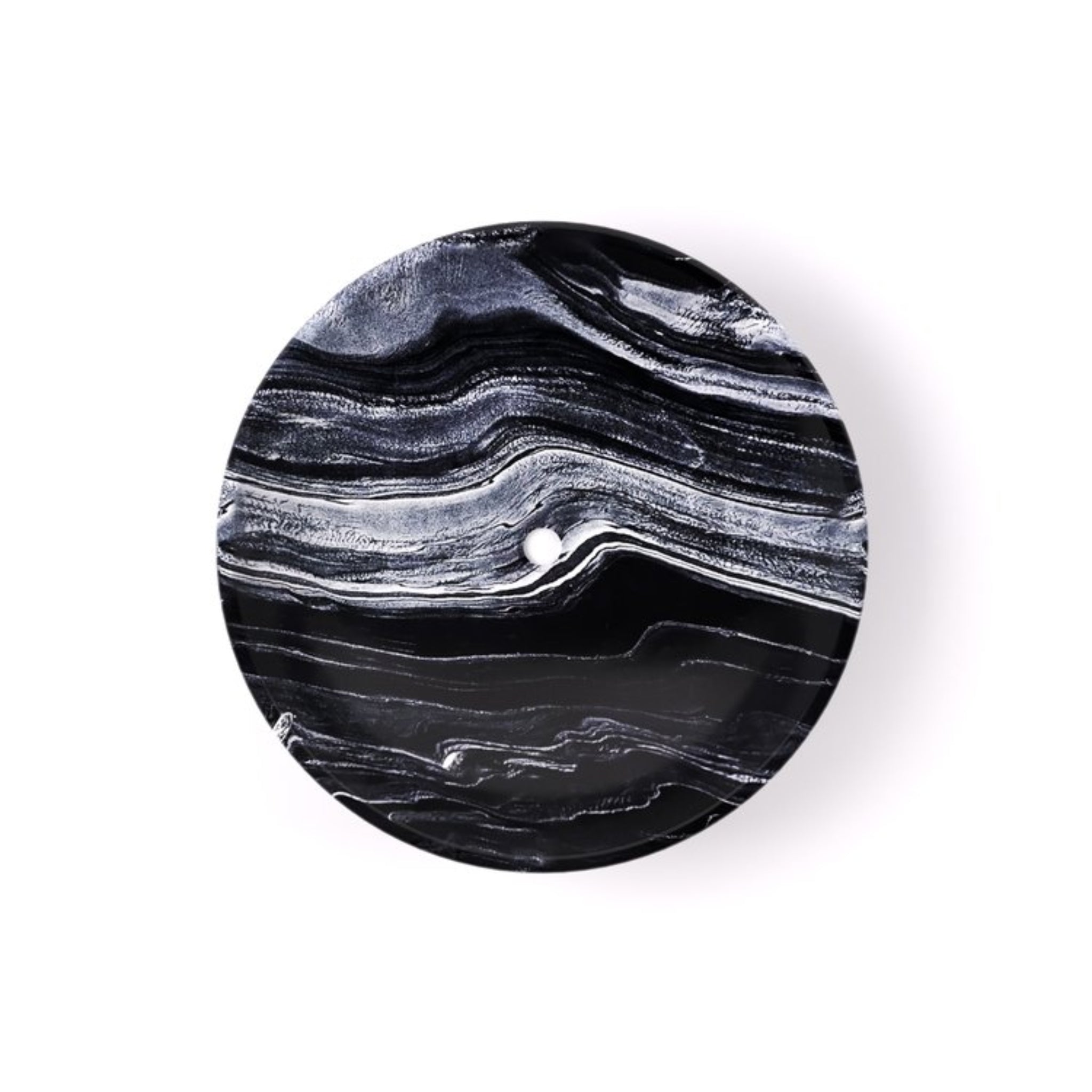 CARVUS NEER ROUND ABOVE COUNTER MARBLE BASIN BHAINSLANA BLACK 430MM