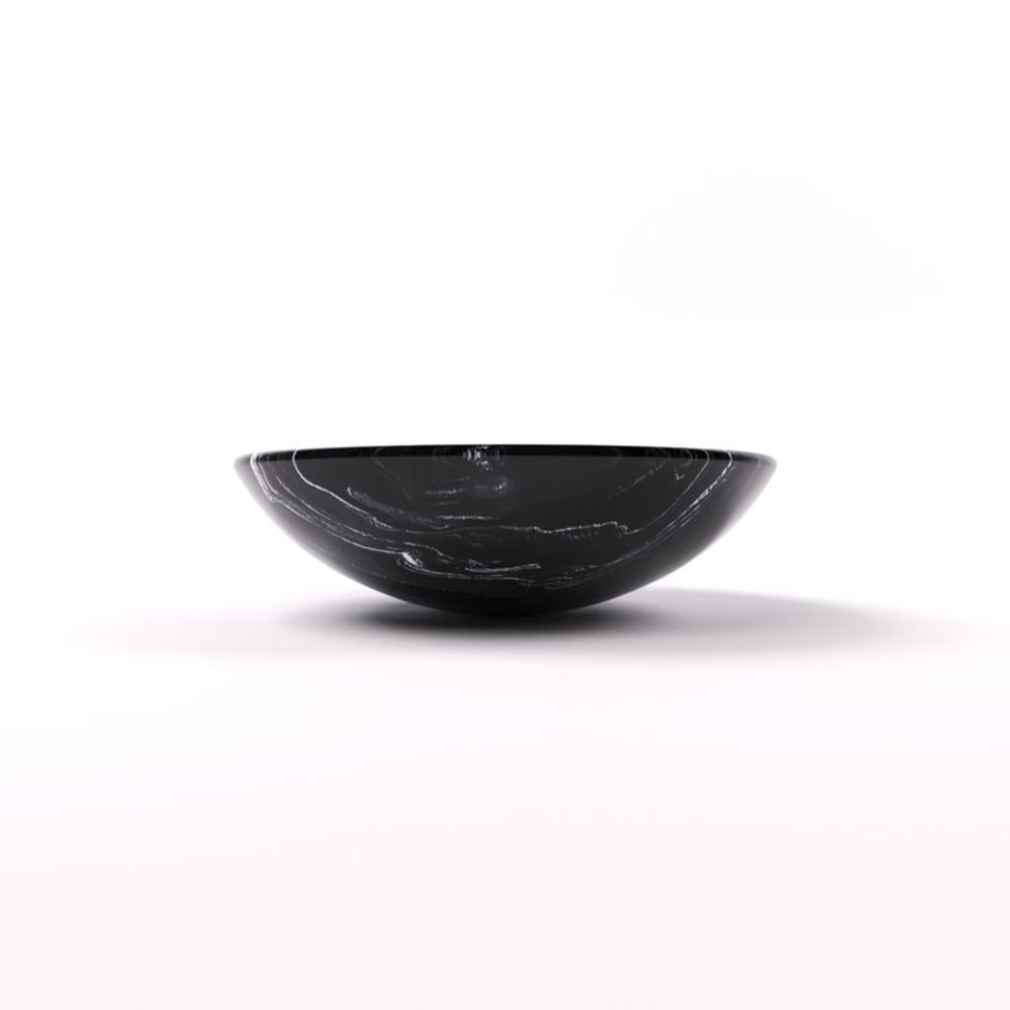 CARVUS NEER ROUND ABOVE COUNTER MARBLE BASIN BHAINSLANA BLACK 430MM