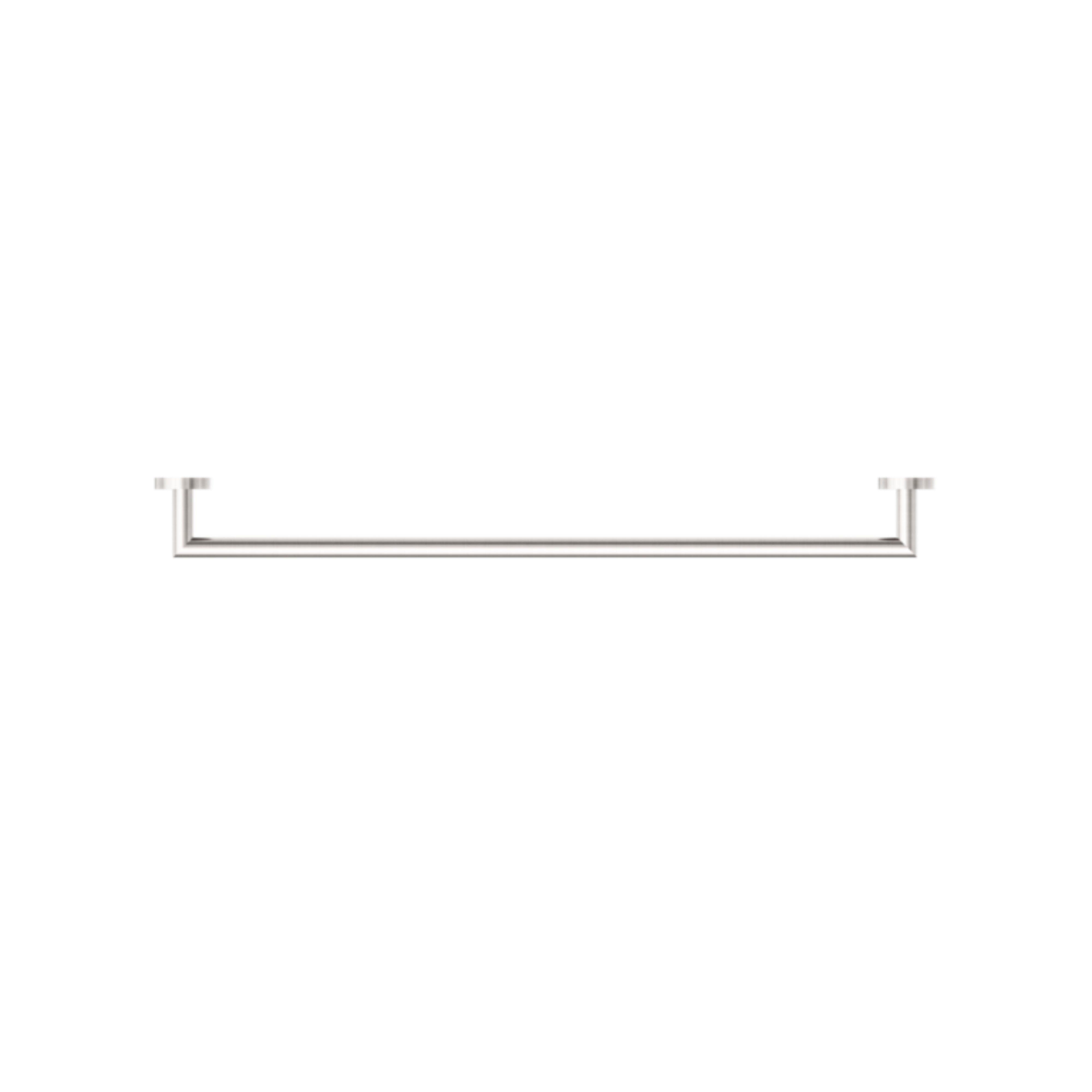 NERO DOLCE SINGLE TOWEL RAIL BRUSHED NICKEL 700MM