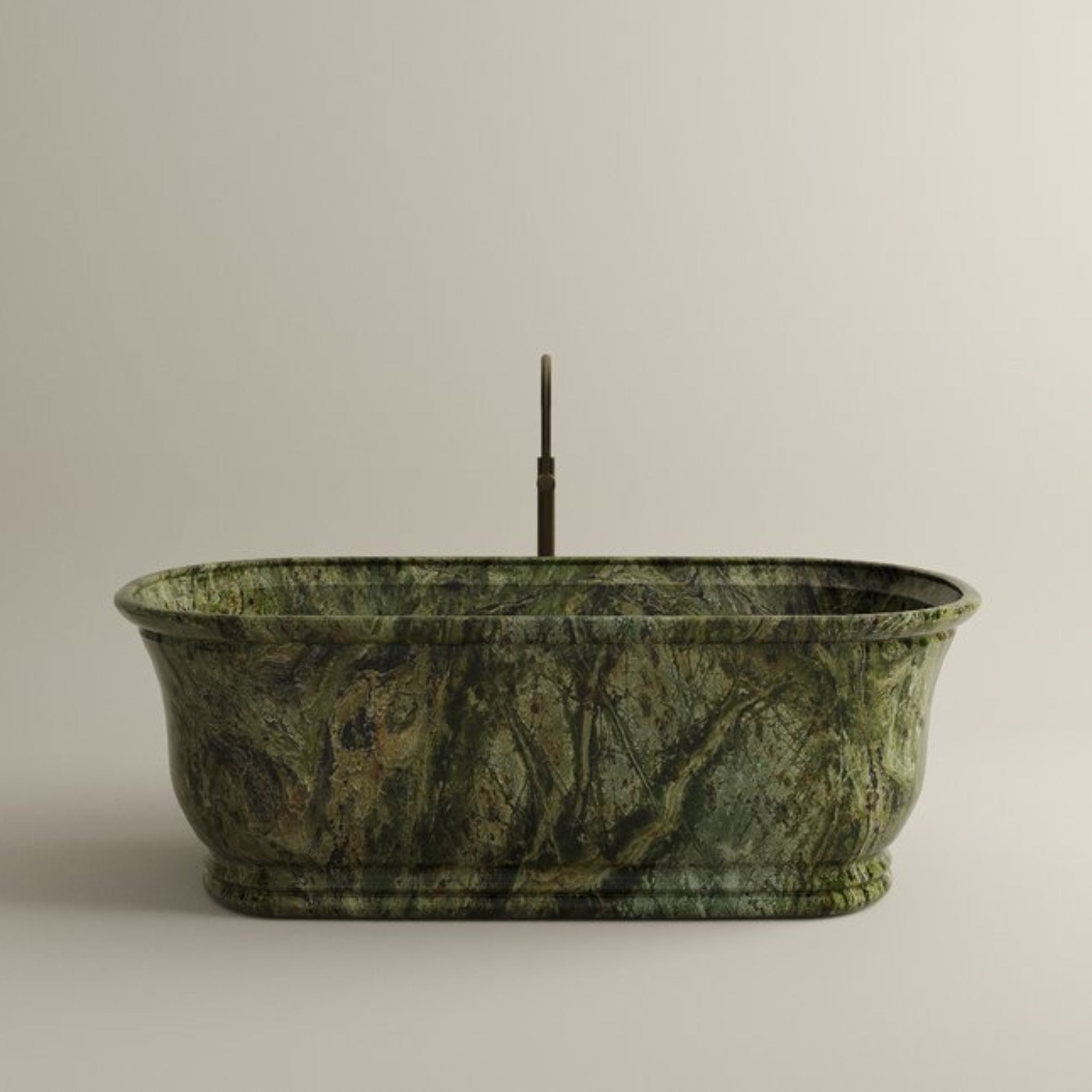 CARVUS SONA MARBLE FREESTANDING BATHTUB RAINFOREST GREEN (ALL SIZES)