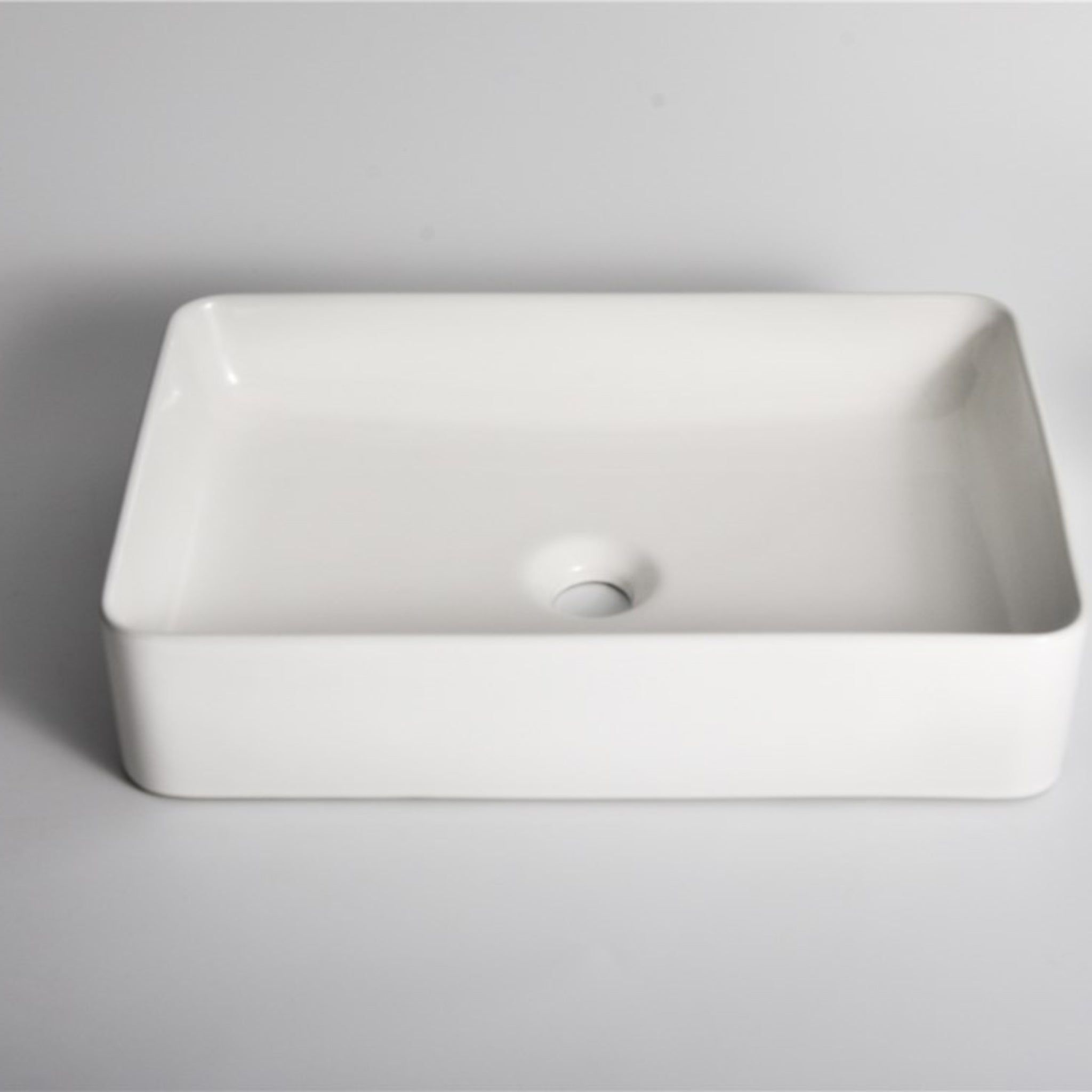 AQUAPERLA ABOVE COUNTER BASIN GLOSS WHITE 500MM