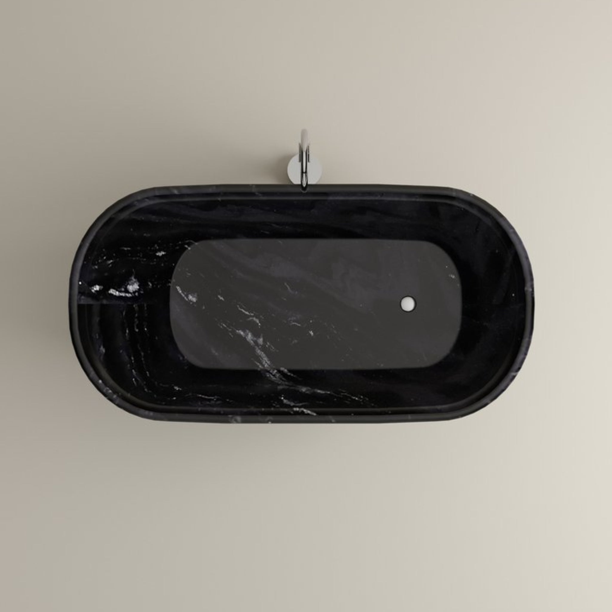 CARVUS SONA MARBLE FREESTANDING BATHTUB RAJASTHAN BHAINSLANA BLACK (ALL SIZES)