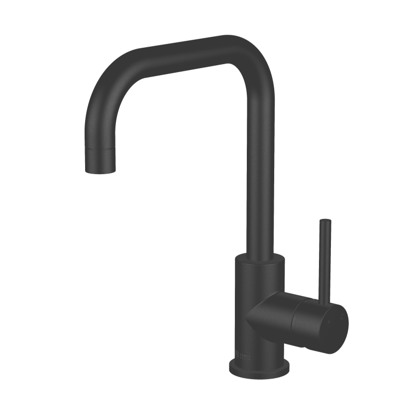 GARETH ASHTON LUCIA SQUARE SINK MIXER 306MM BLACK