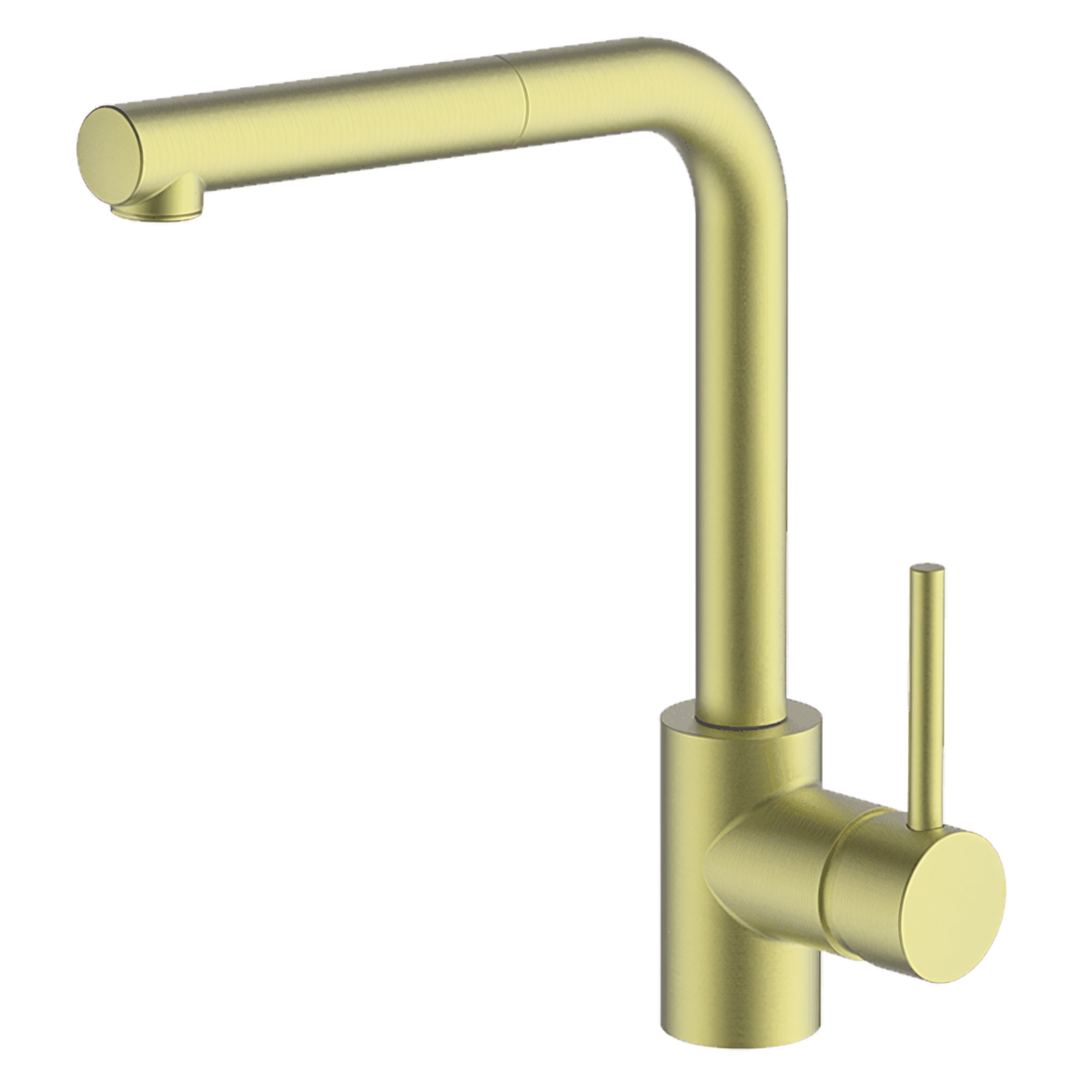 GARETH ASHTON LUCIA PULL-OUT SINK MIXER 302MM BRUSHED BRASS