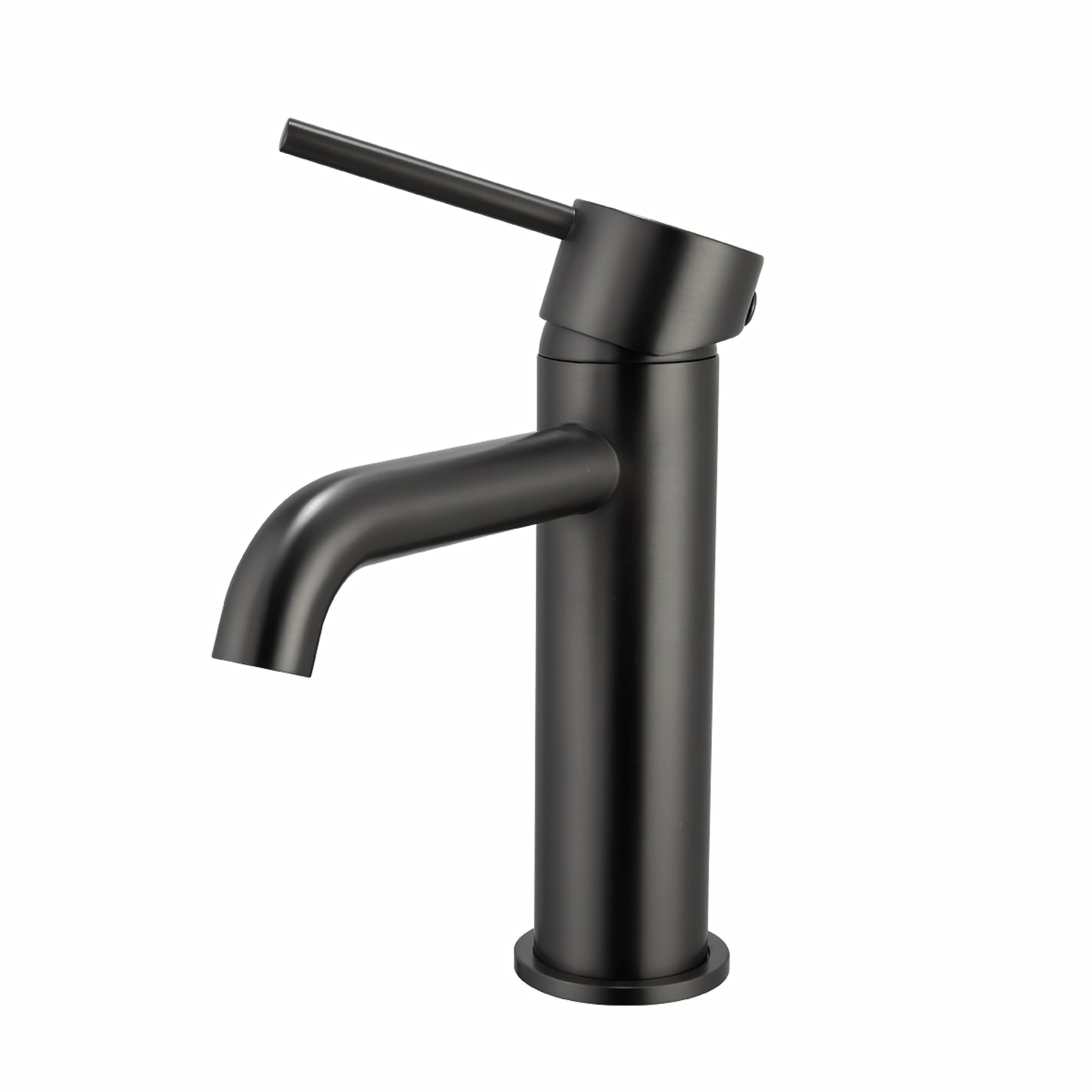 AQUAPERLA LUCID PIN BASIN MIXER 177MM GUNMETAL GREY