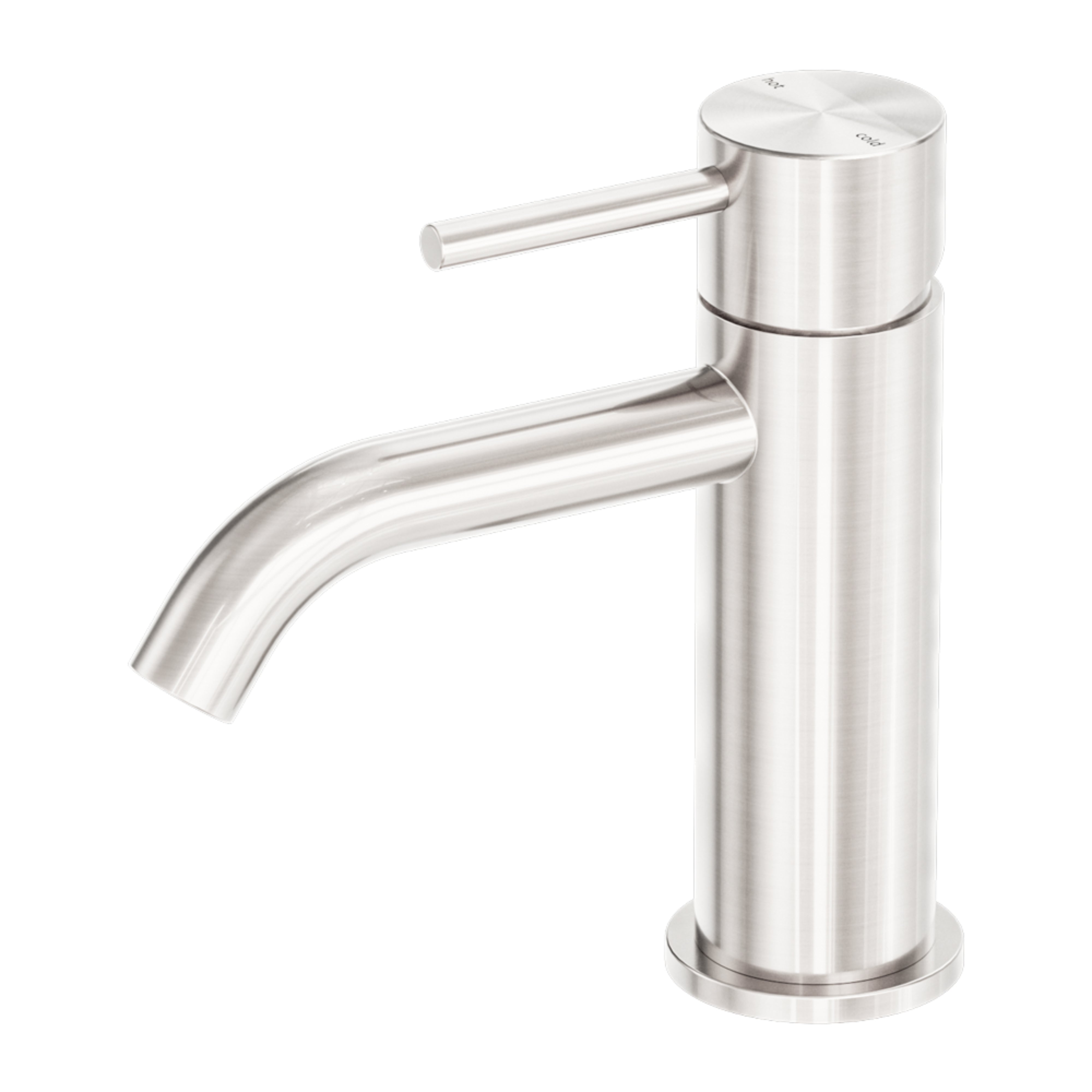 NERO ZEN BASIN MIXER 157MM BRUSHED NICKEL