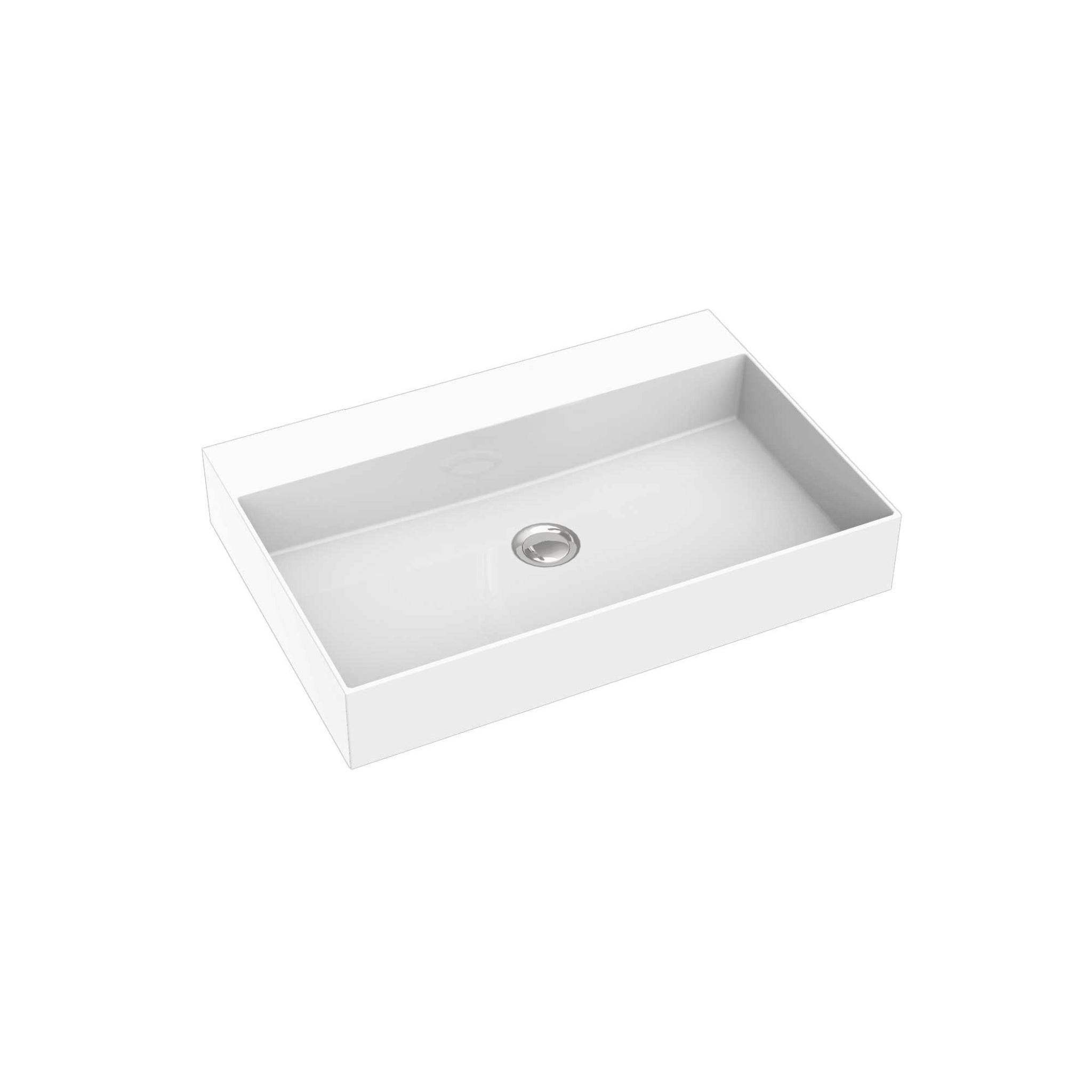 SEIMA TAVI 605 ABOVE COUNTER STONE BASIN MATTE WHITE 605MM