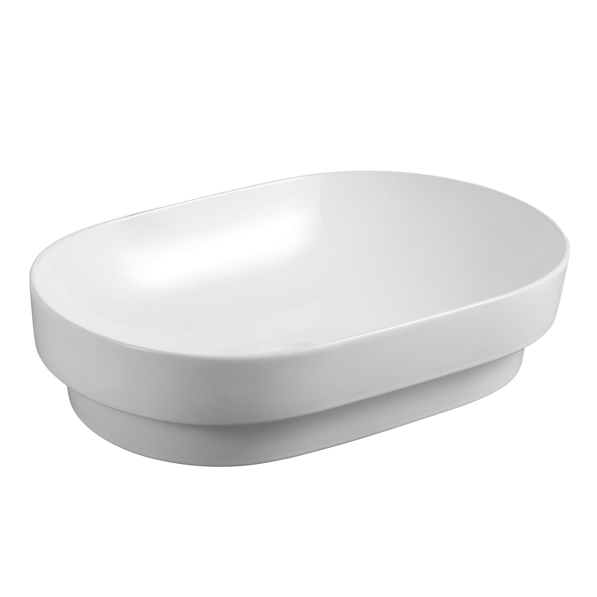 SEIMA OBELLO 550 SEMI-INSET BASIN GLOSS WHITE 550MM