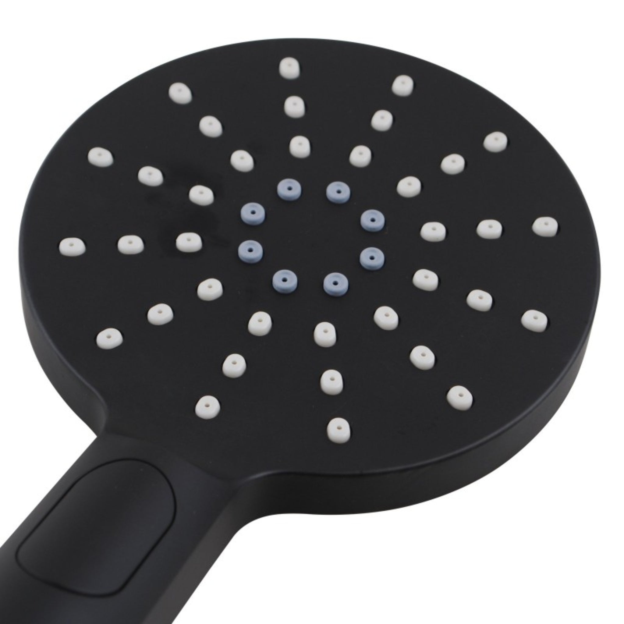 AQUAPERLA ROUND HANDHELD SHOWER HEAD 120MM BLACK