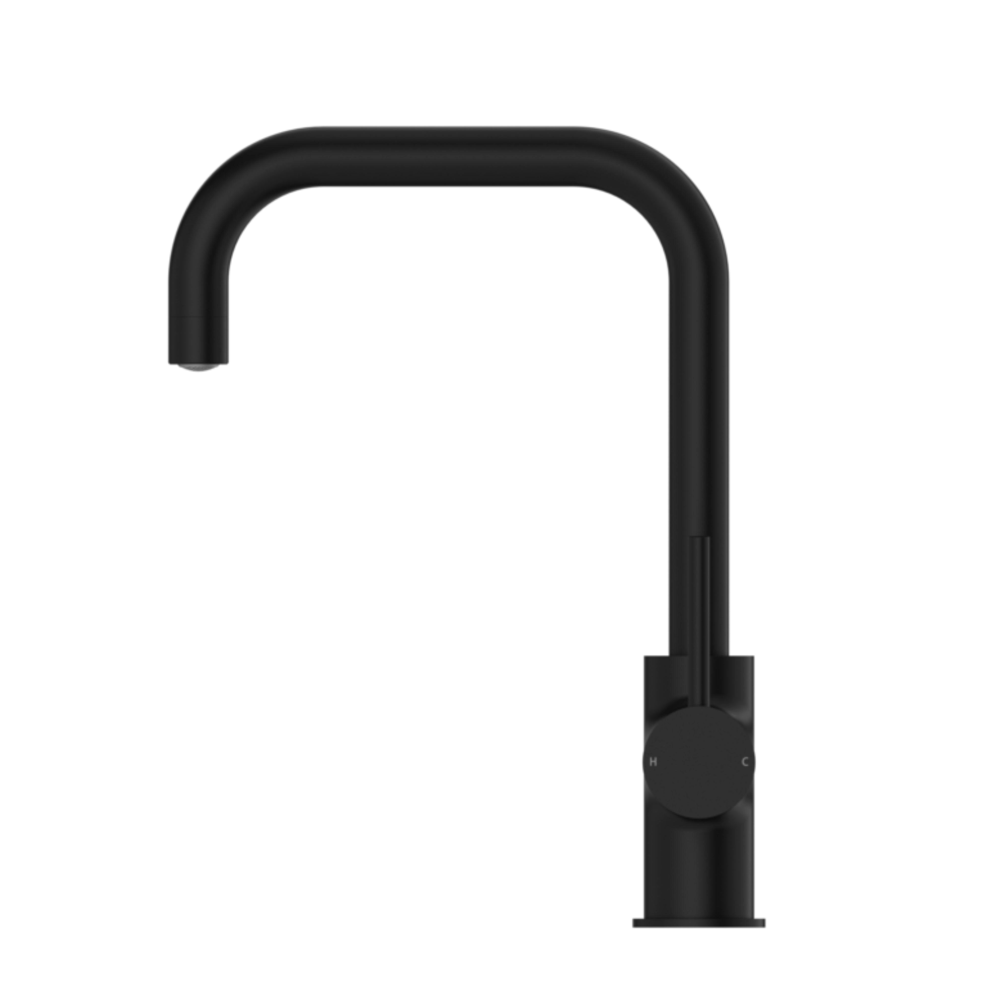 NERO DOLCE KITCHEN MIXER SQUARE SHAPE 320MM MATTE BLACK