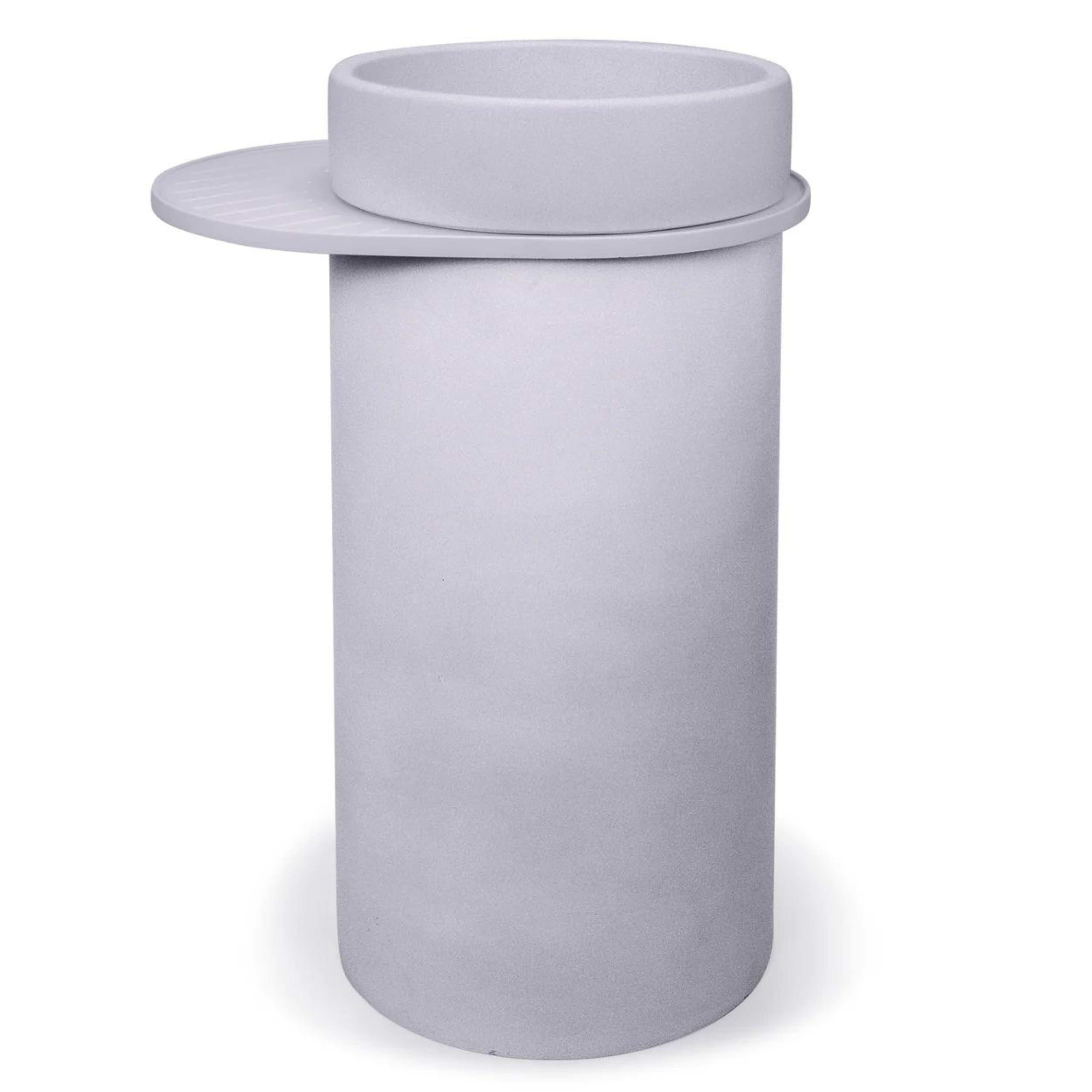 NOOD CO CYLINDER BOWL FREESTANDING BASIN LILAC