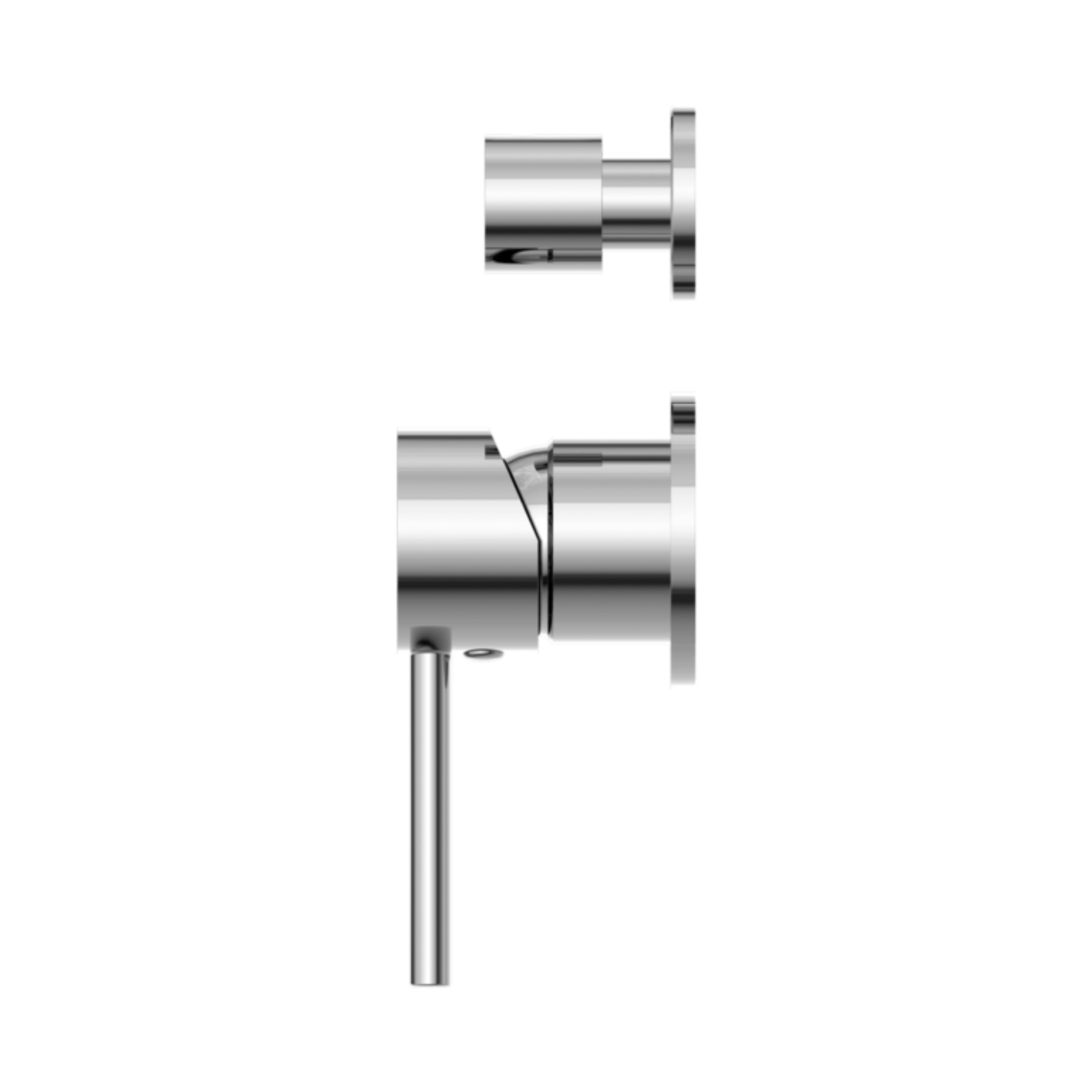 NERO DOLCE SHOWER MIXER WITH DIVERTOR SEPARATE BACK PLATE CHROME