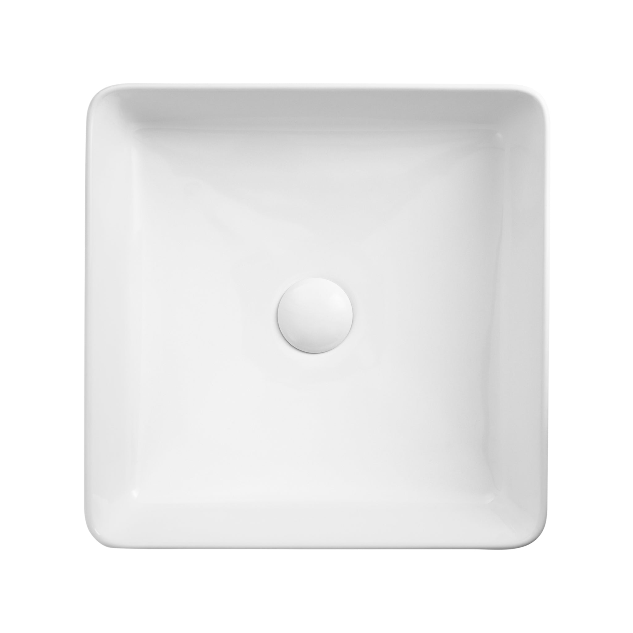 SEIMA PLATI 400 ABOVE COUNTER BASIN GLOSS WHITE 410MM