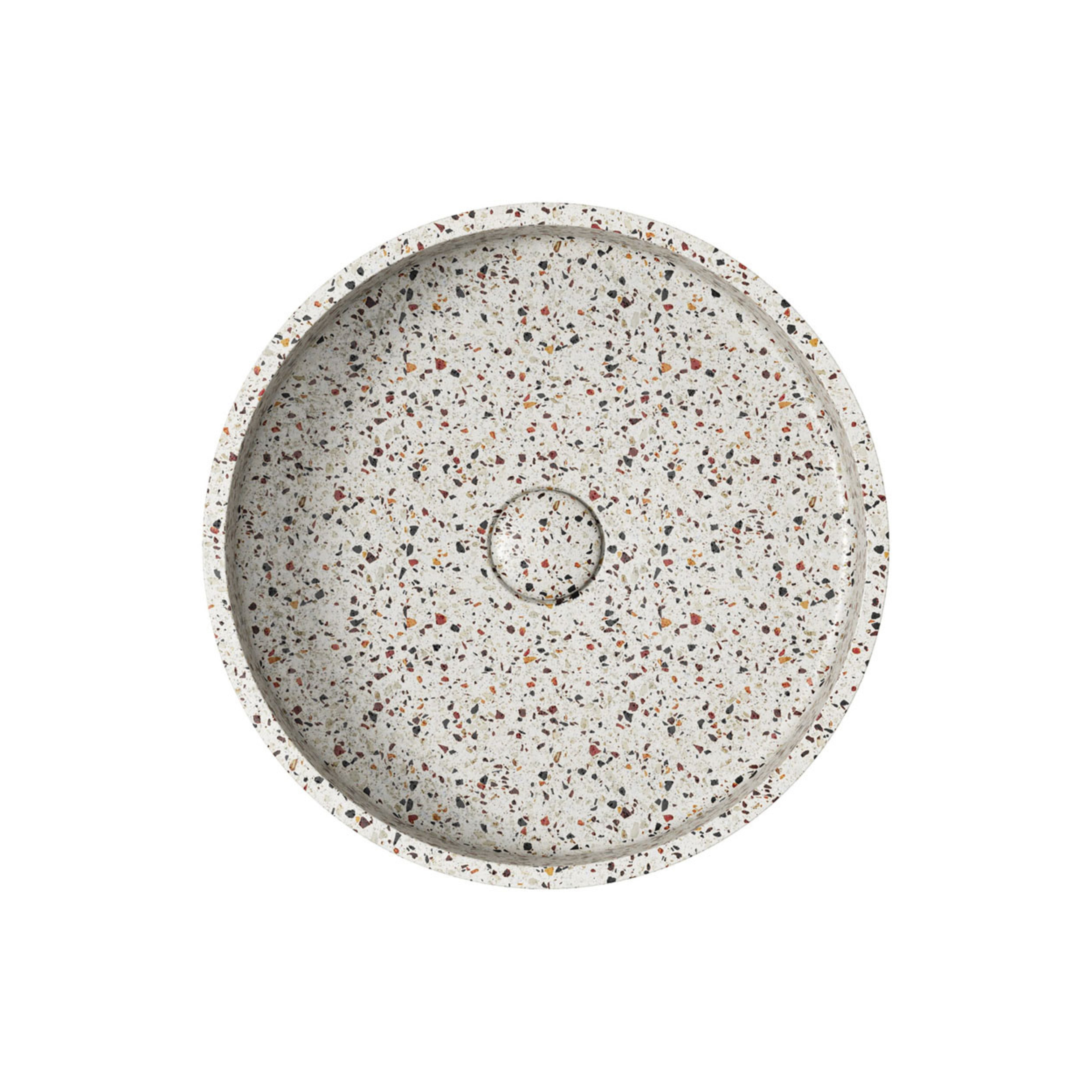 FIENZA JADA CONCRETE ABOVE COUNTER BASIN TERRAZZO 390MM