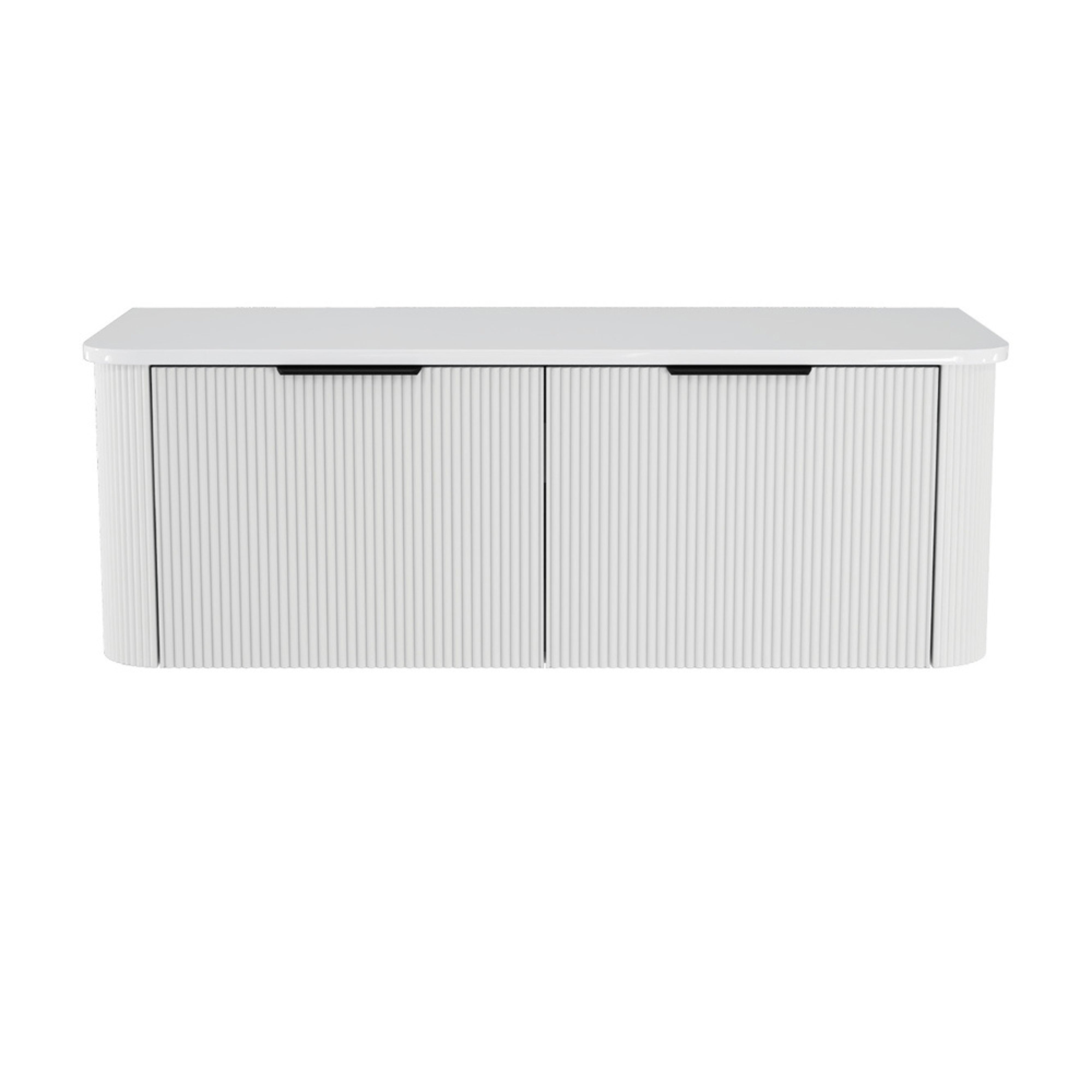 FIENZA MINKA SATIN WHITE 1200MM SINGLE BOWL WALL HUNG VANITY