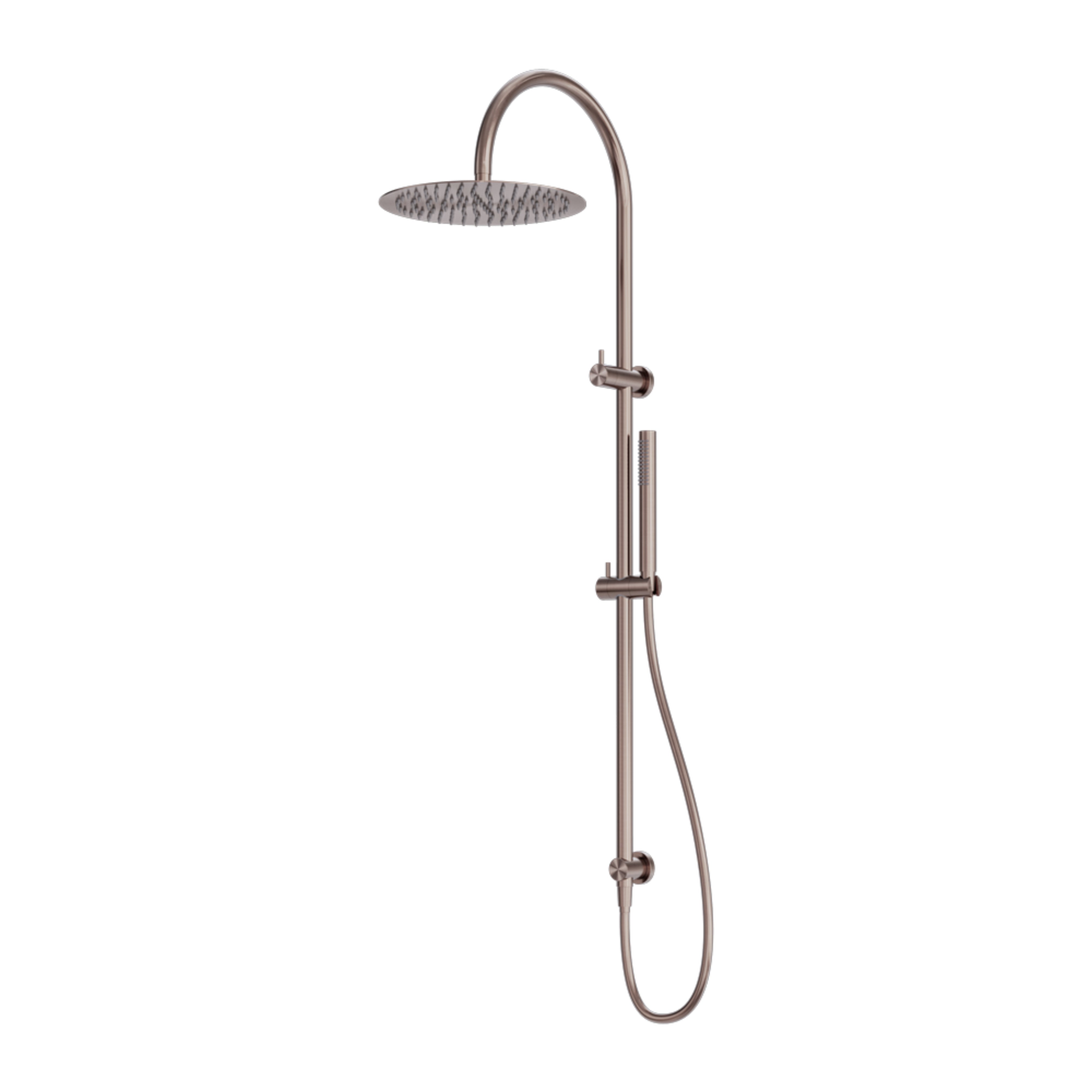 NERO ZEN TWIN SHOWER BRUSHED BRONZE