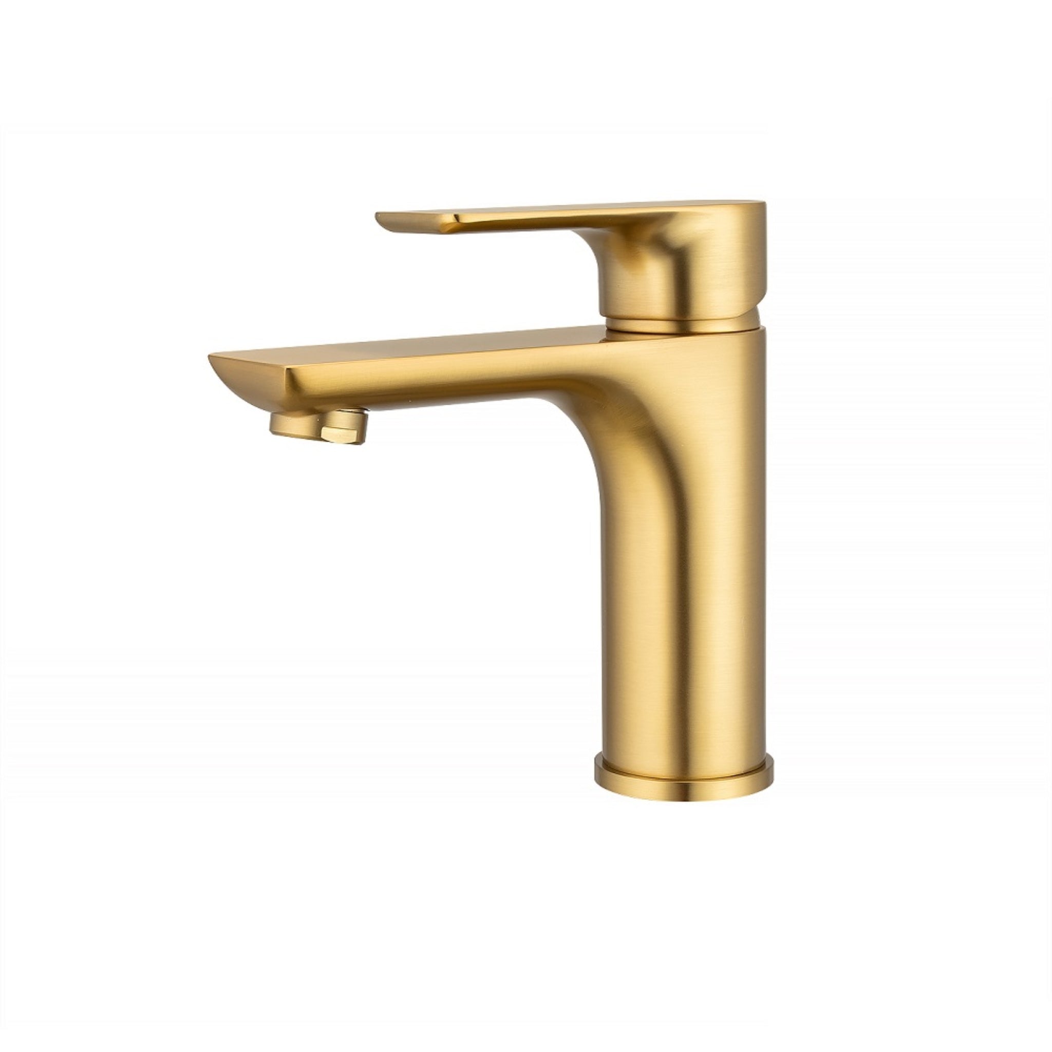 AQUAPERLA VOG BASIN MIXER 157MM BRUSHED BRASS