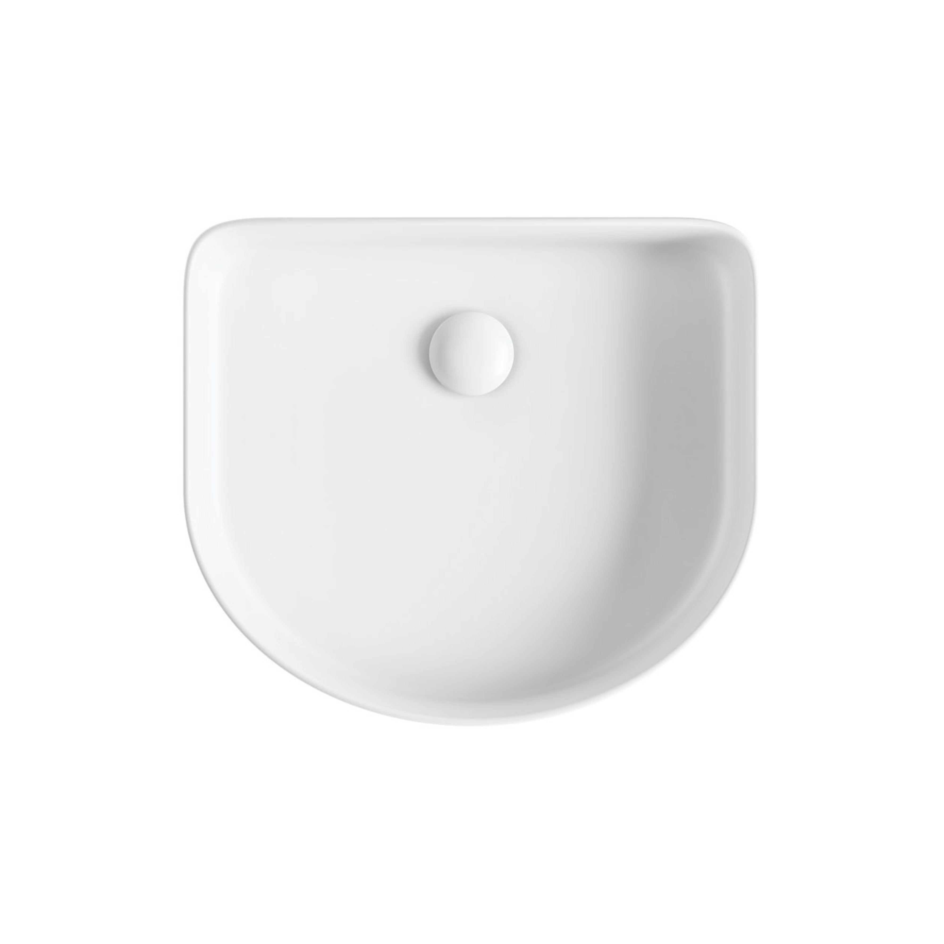 FIENZA ELEANOR FLUTED ABOVE COUNTER BASIN MATTE WHITE 415MM