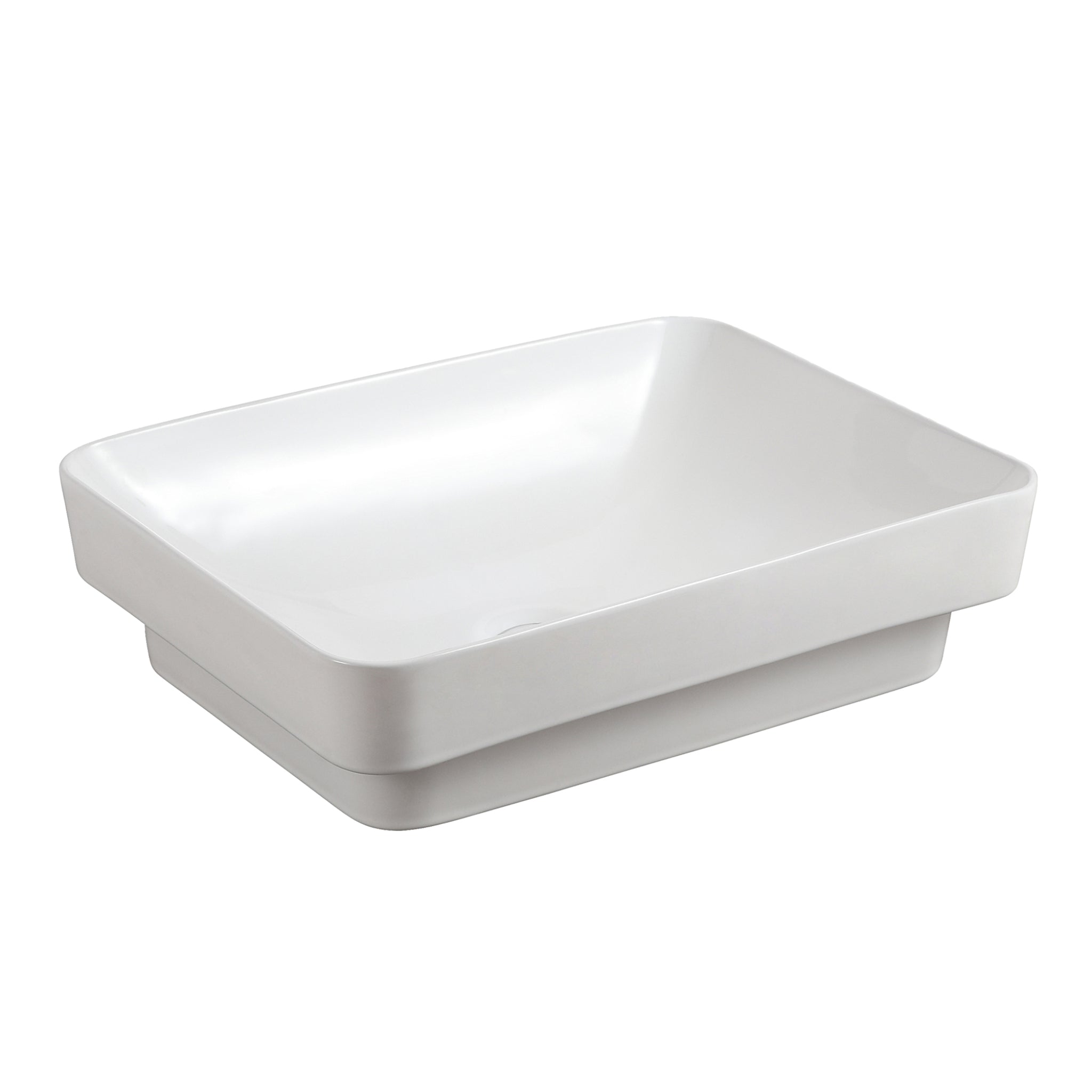 SEIMA OBELLO 500 SEMI-INSET BASIN GLOSS WHITE 500MM