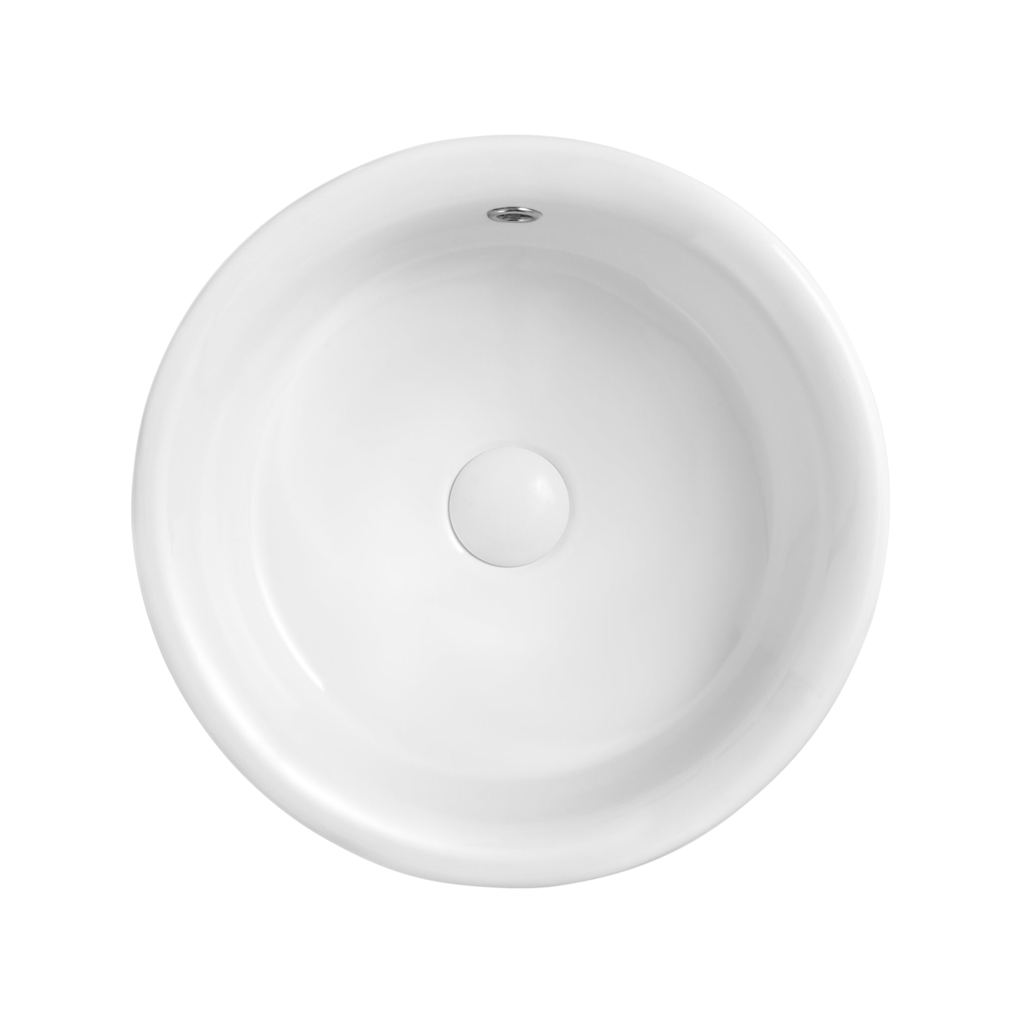 SEIMA SYROS 012 ABOVE COUNTER BASIN WITH OVERFLOW GLOSS WHITE 405MM